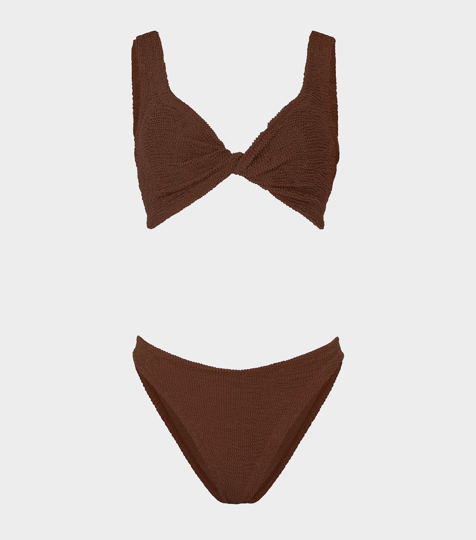 Juno Bikini - Metallic Chocolate | One Size Swimwear | Hunza G