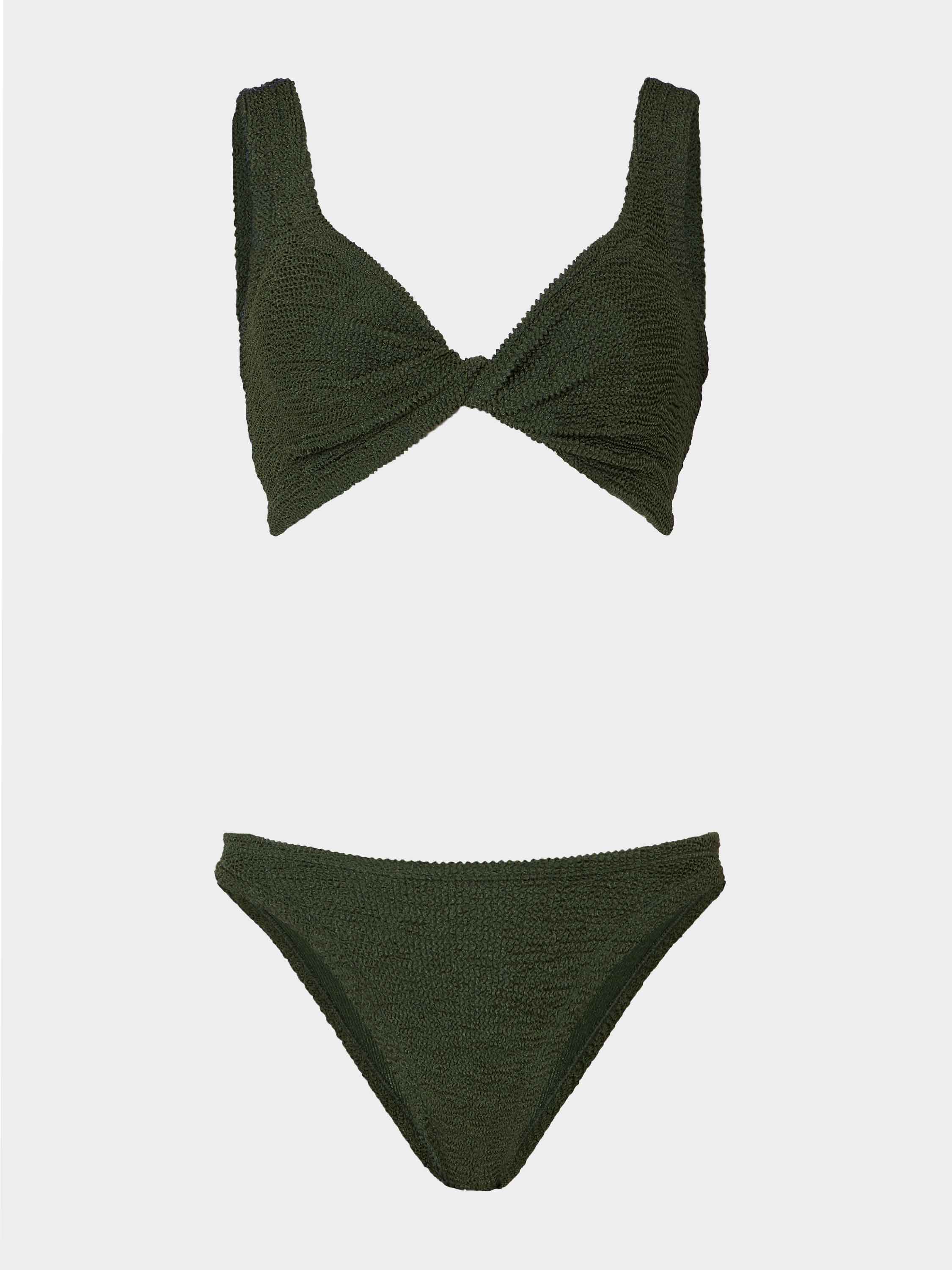 Juno Bikini - Metallic Khaki