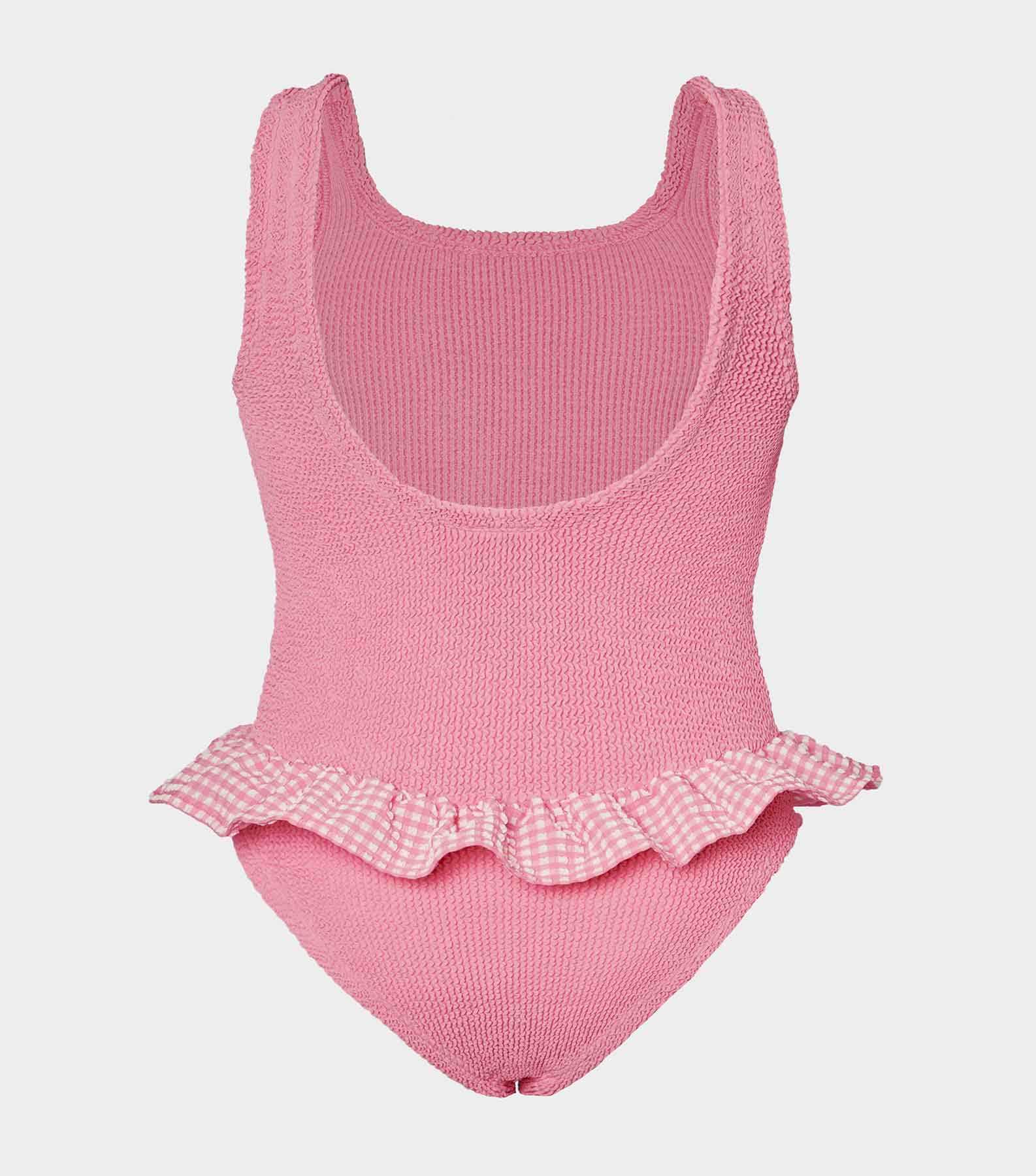 Kids Duo Denise Swim (Ages 7 to 12) - Milkshake Gingham