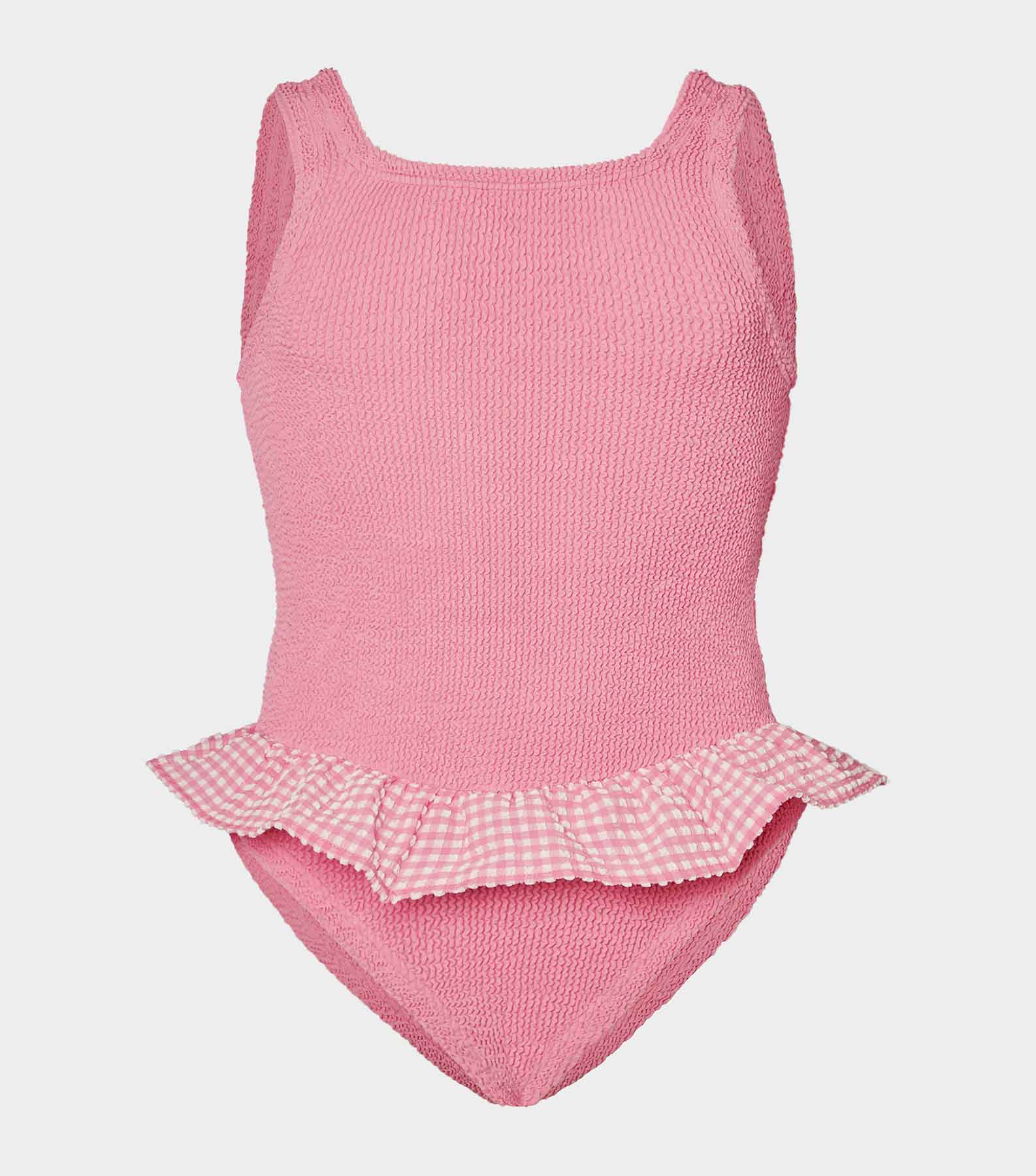 Kids Duo Denise Swim (Ages 7 to 12) - Milkshake Gingham