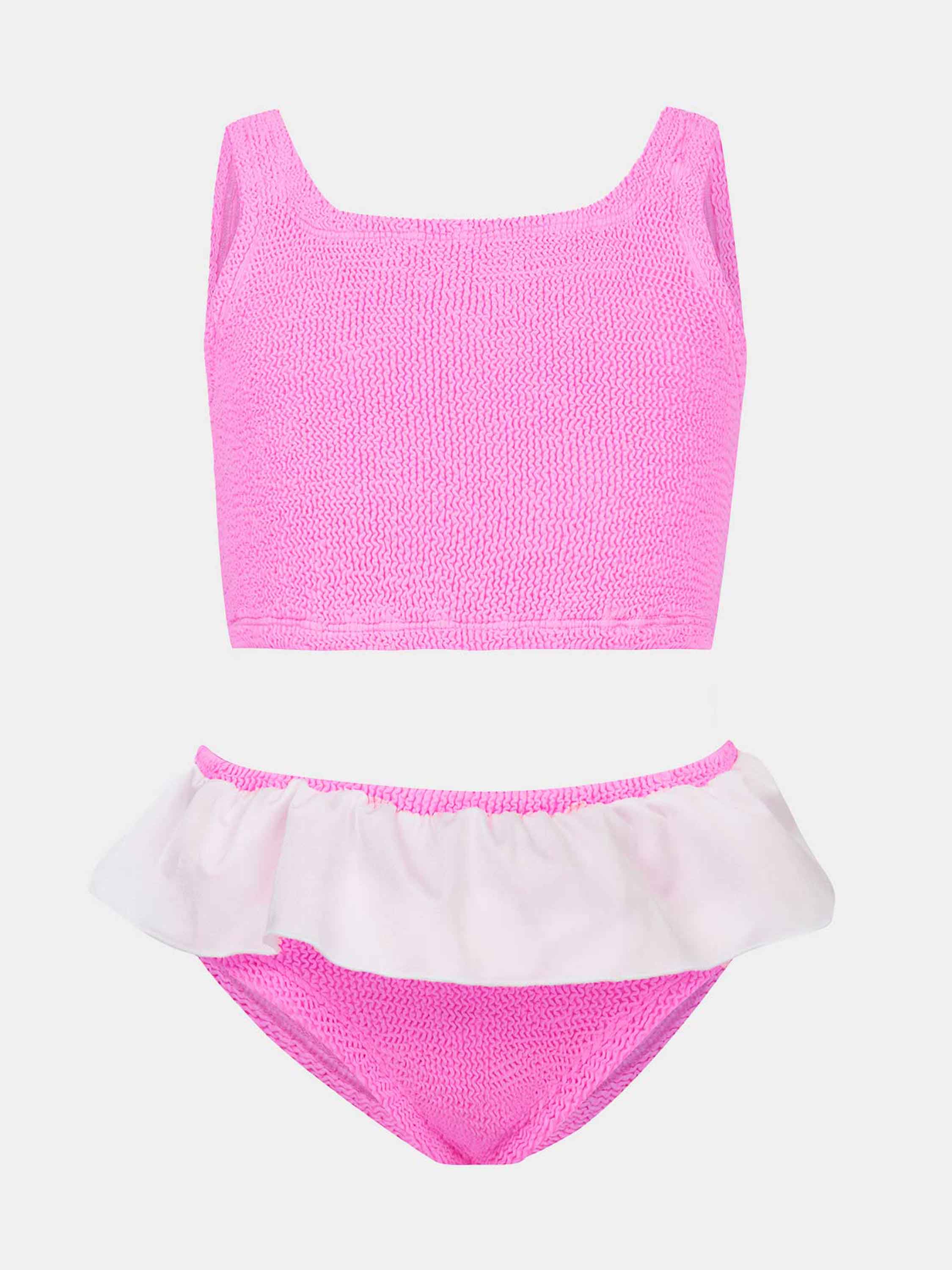 Kids Olive Bikini (Ages 7 to 12) - Bubblegum