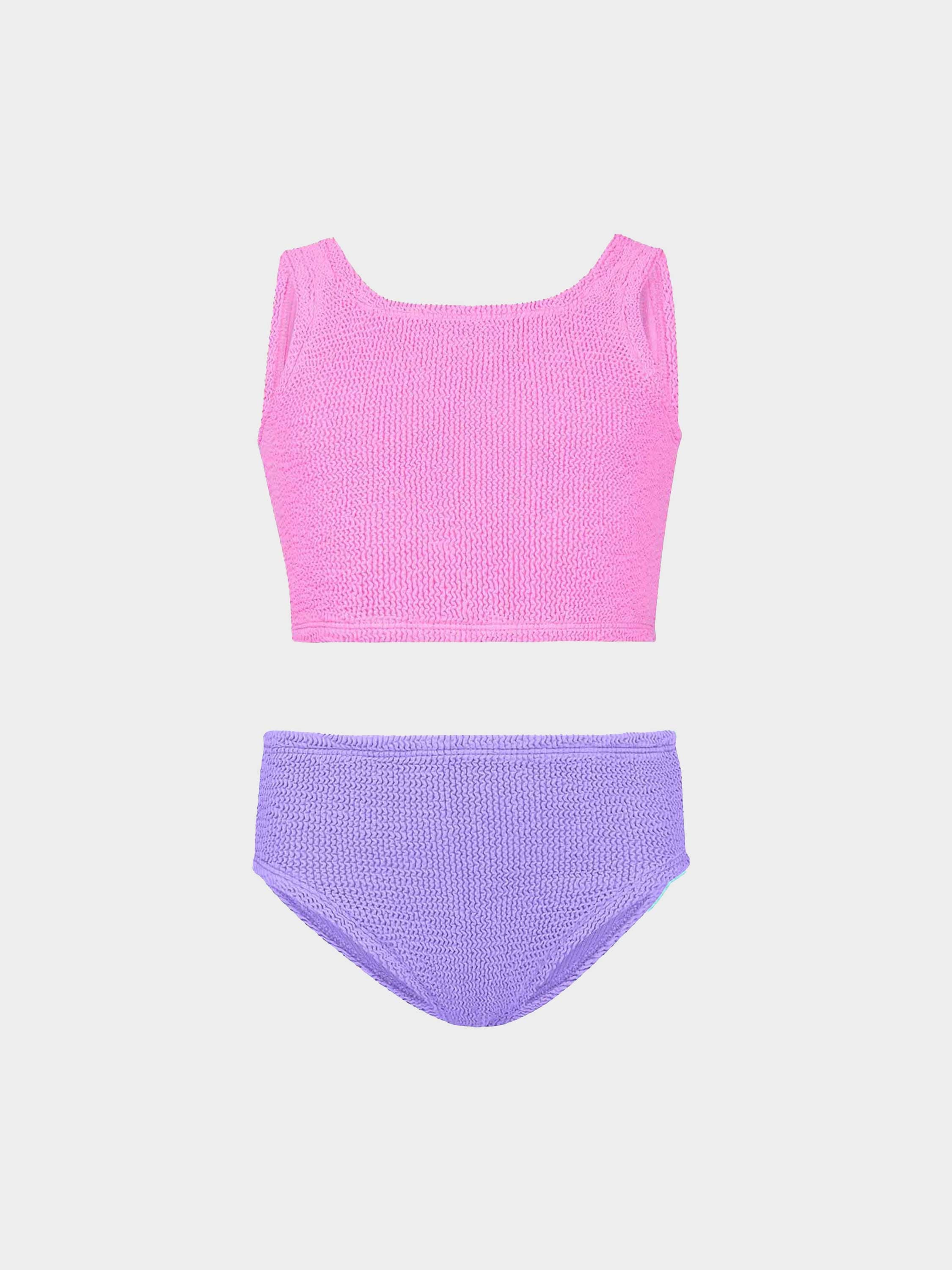 Kids Duo Lyra Bikini (Ages 3 to 6) - Bubblegum/Lilac