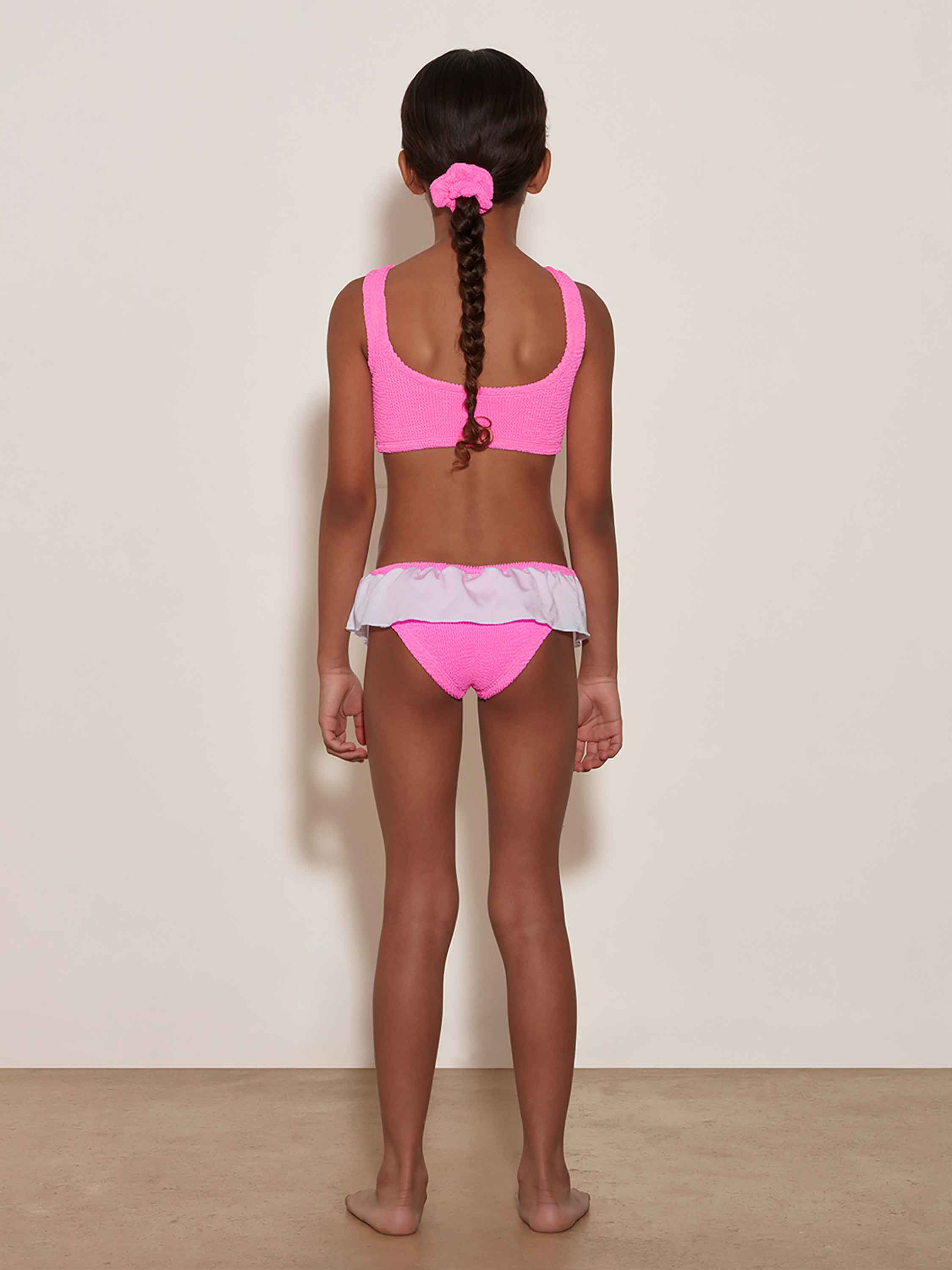 Kids Olive Bikini (Ages 3 to 6) - Bubblegum