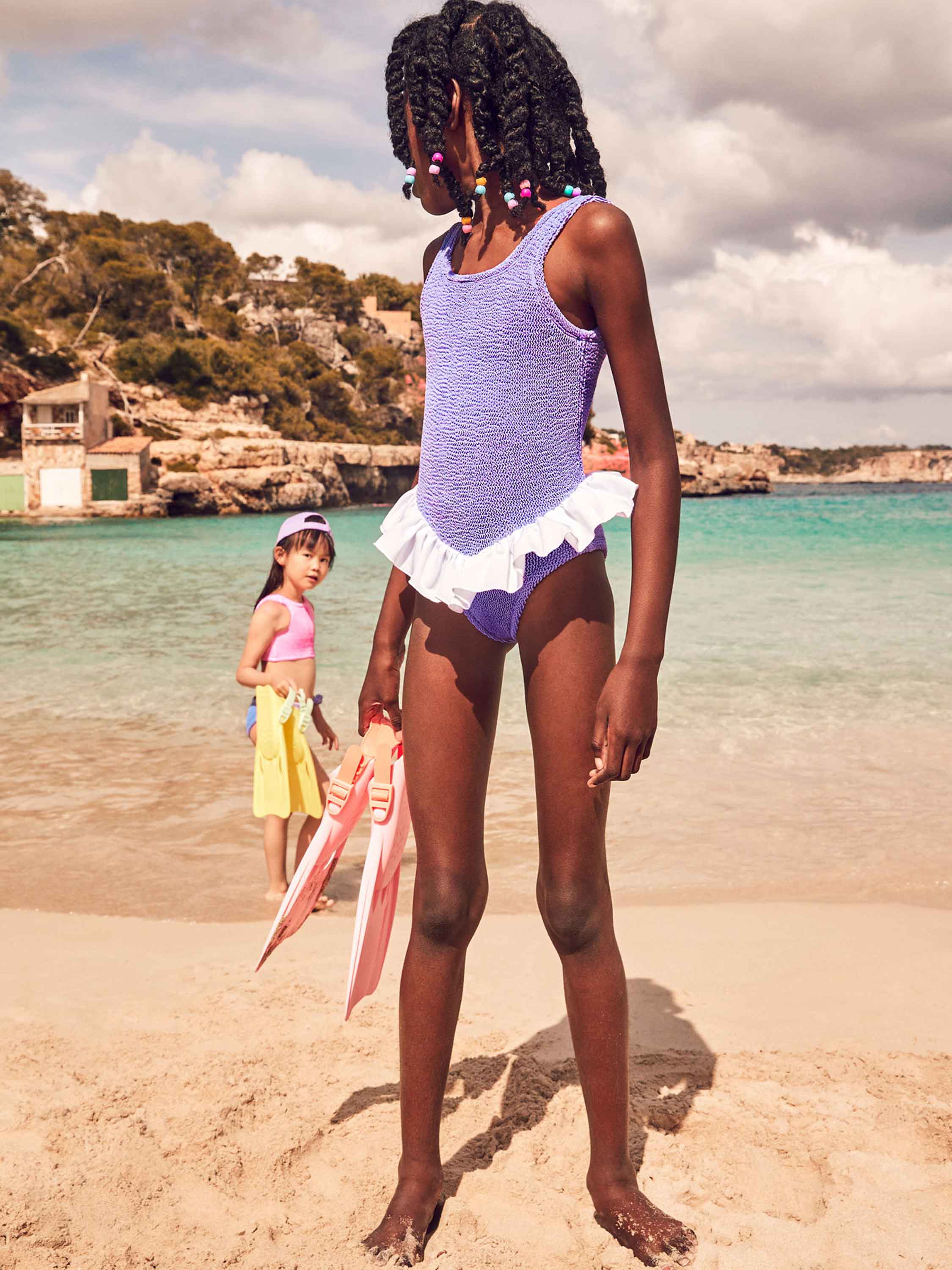 Kids Denise Swim (Ages 3 to 6) - Lilac