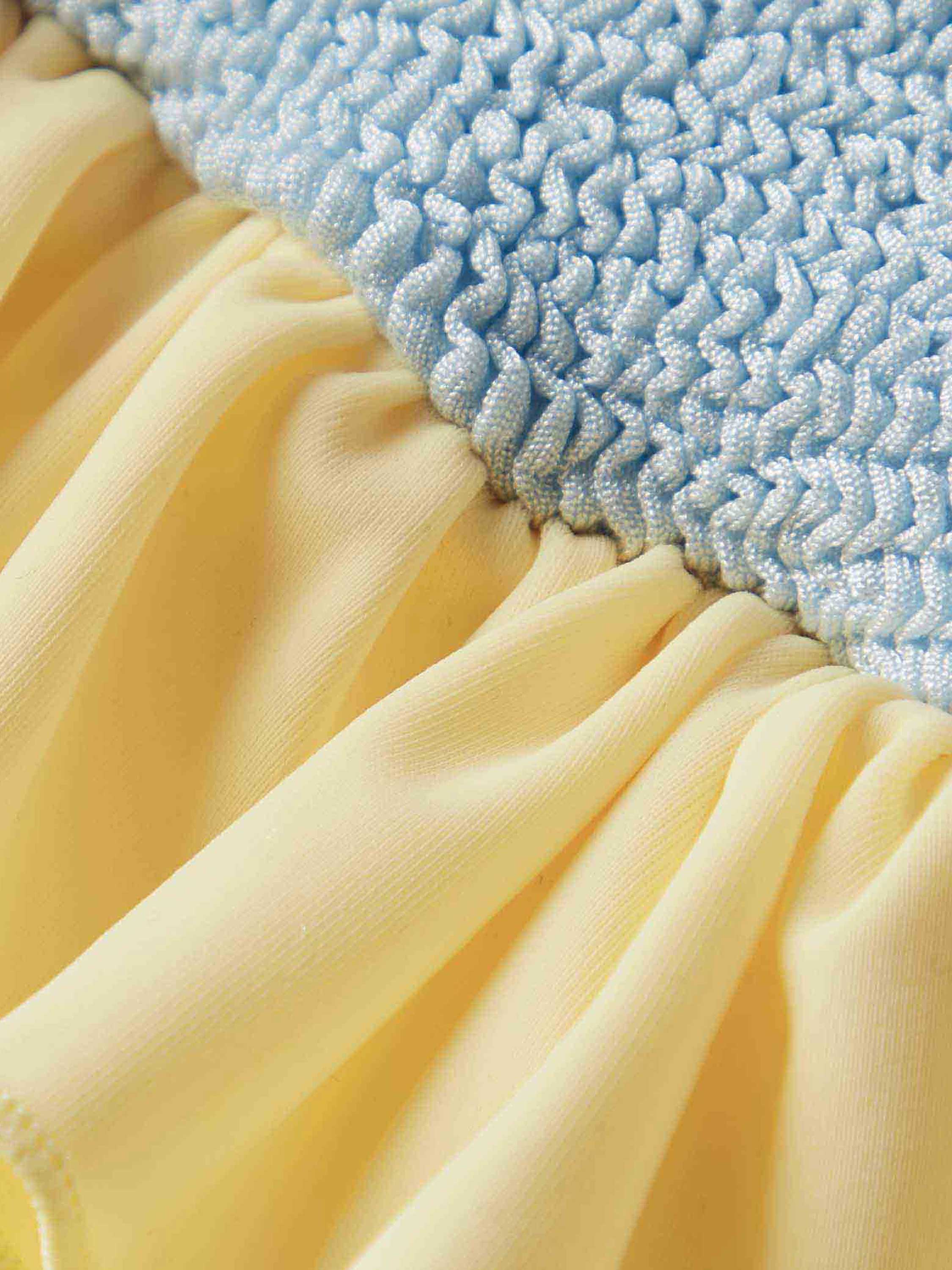 Kids Duo Denise Swim (Ages 3 To 6) - Metallic Ice Blue/Butter