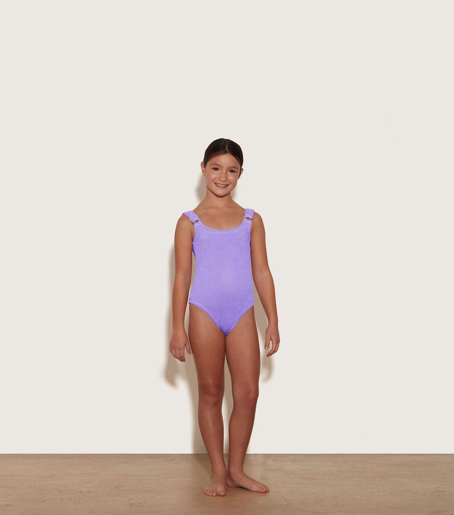 Kids Domino Swim (Ages 7 to 12) - Lilac