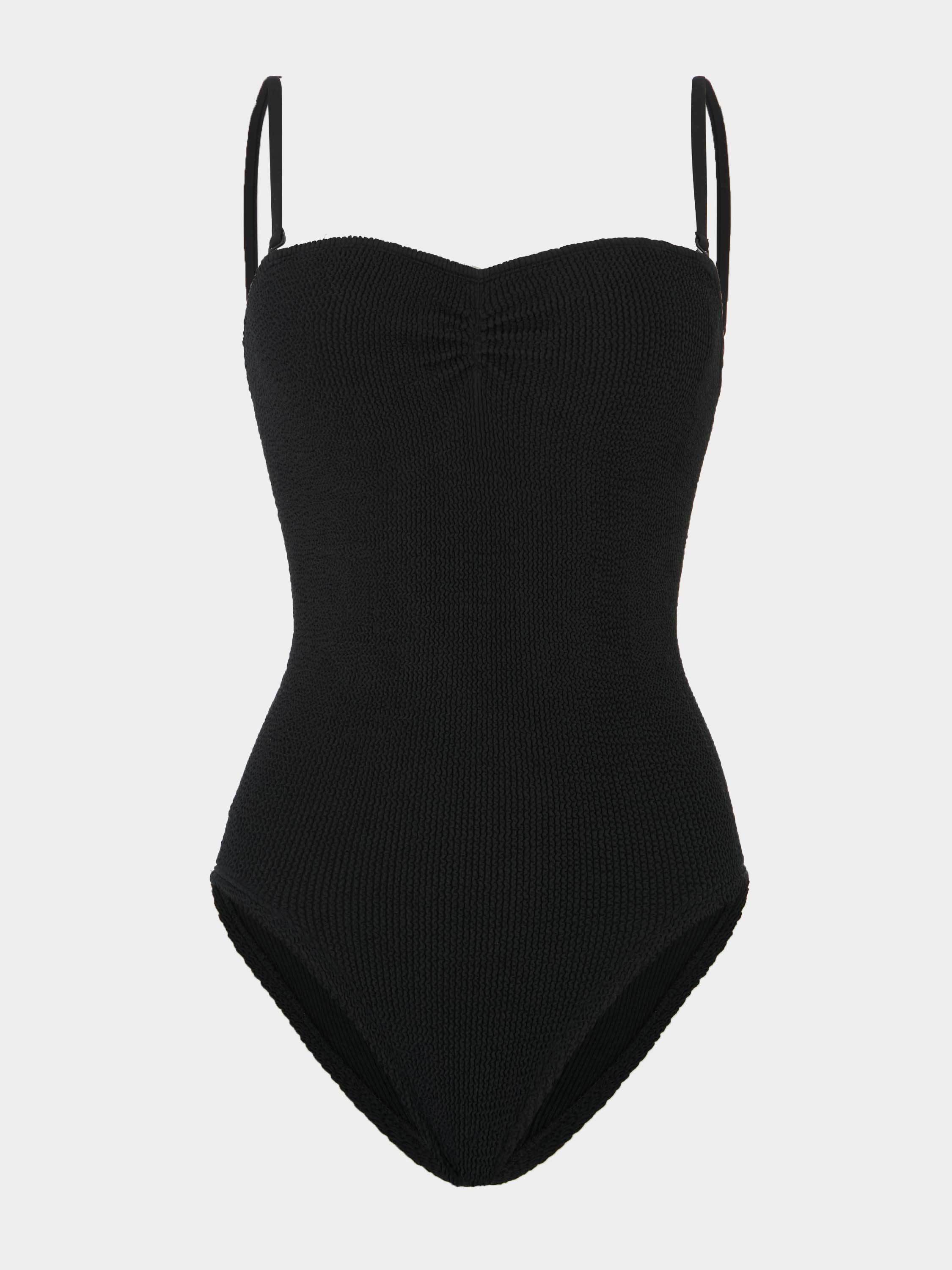 Lea Polka Dot Swim - Black/Black polka-dot
