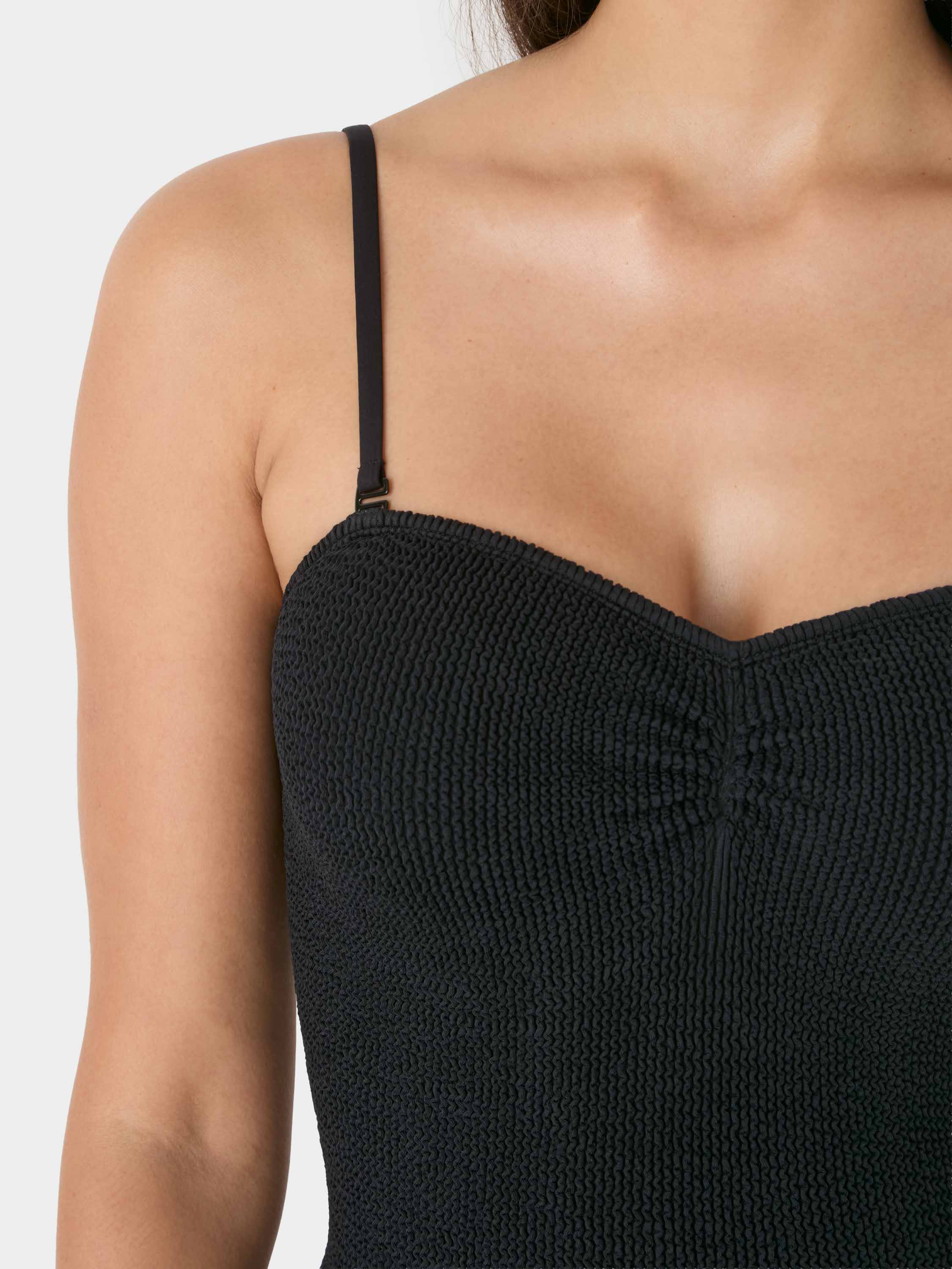 Lea Polka Dot Swim - Black/Black polka-dot