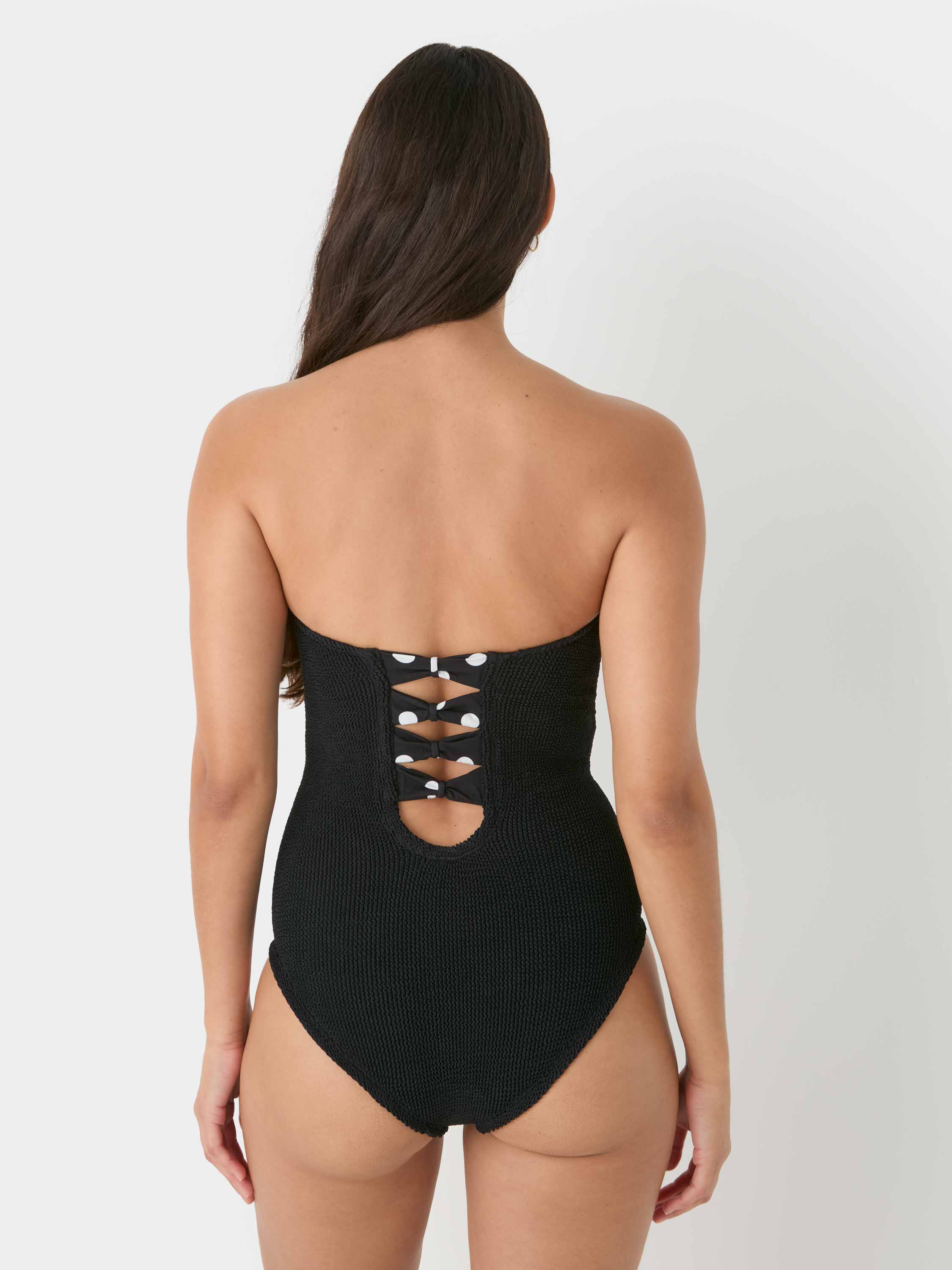 Lea Polka Dot Swim - Black/Black polka-dot
