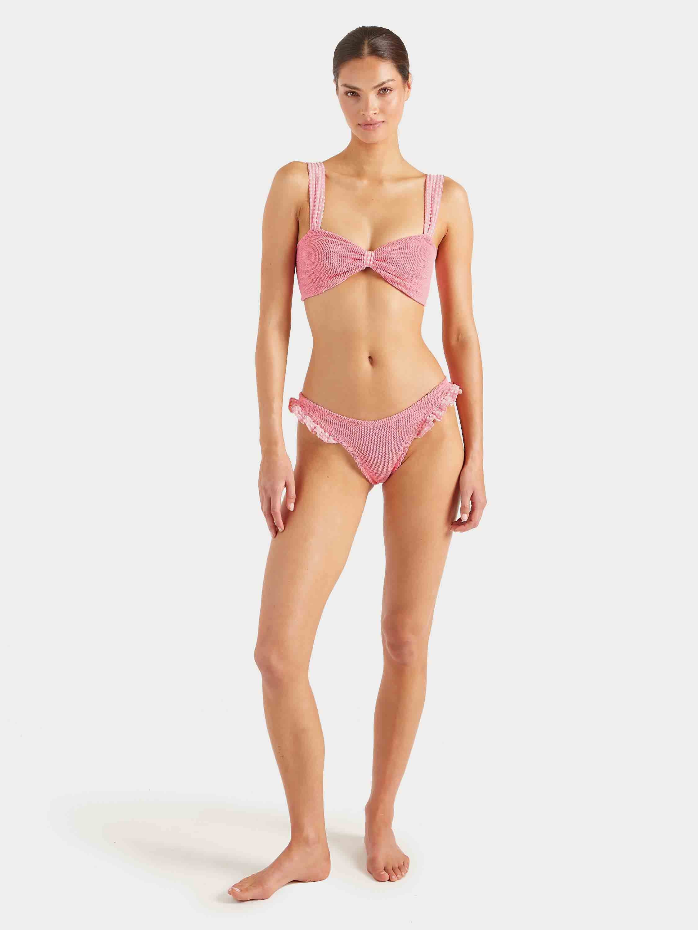 Loretta Bikini - Milkshake Gingham