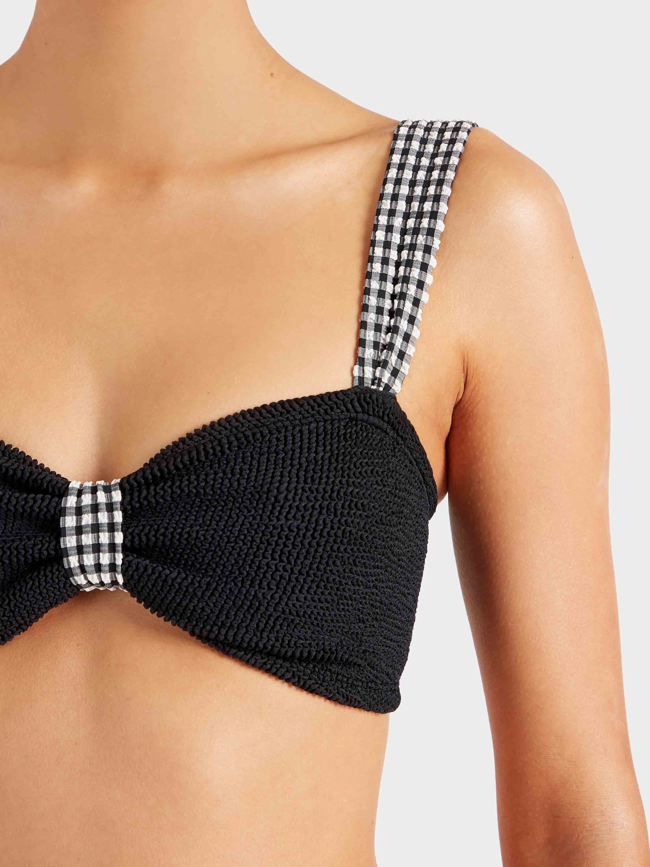 Loretta Bikini - Black Gingham