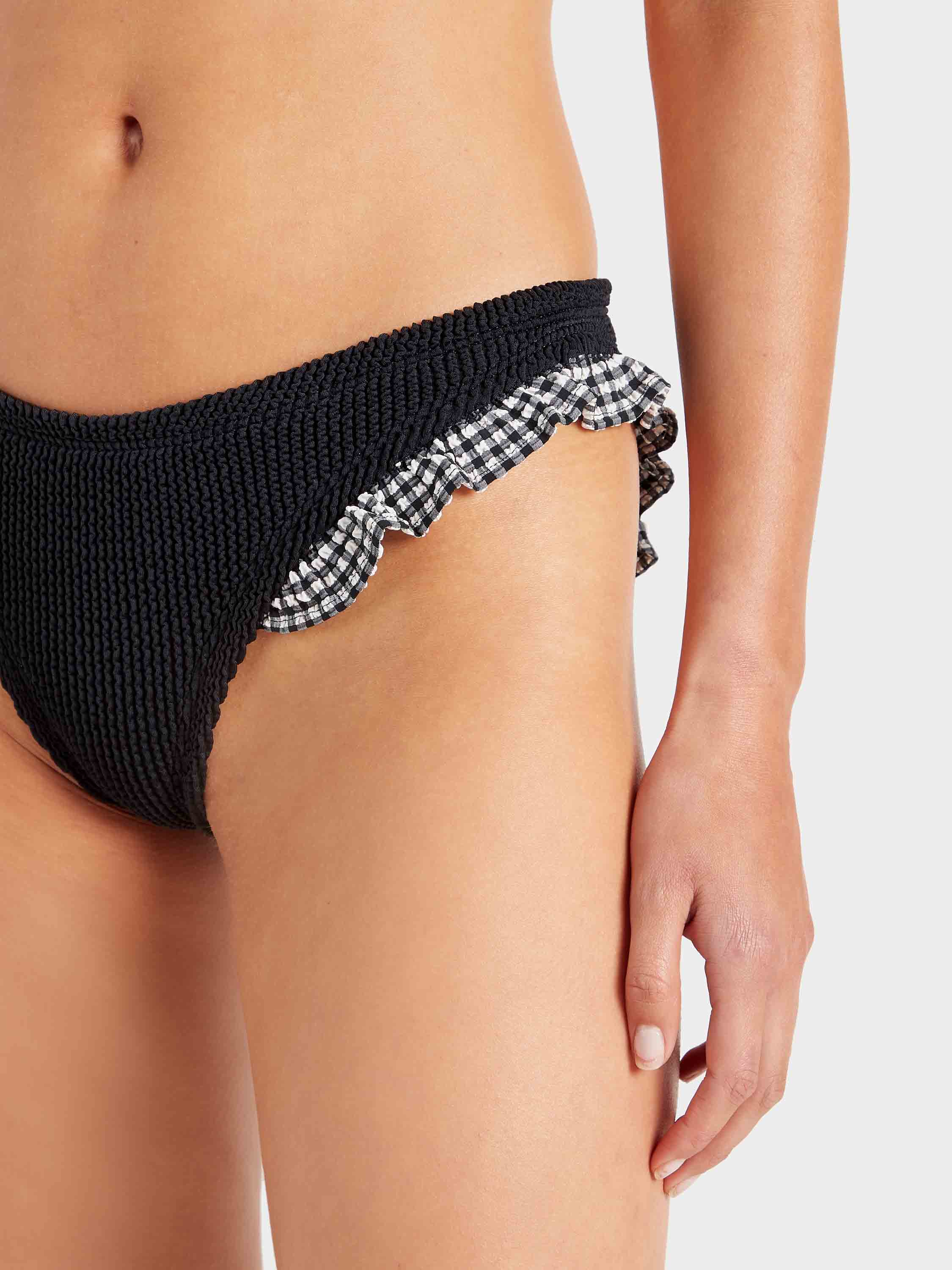 Loretta Bikini - Black Gingham