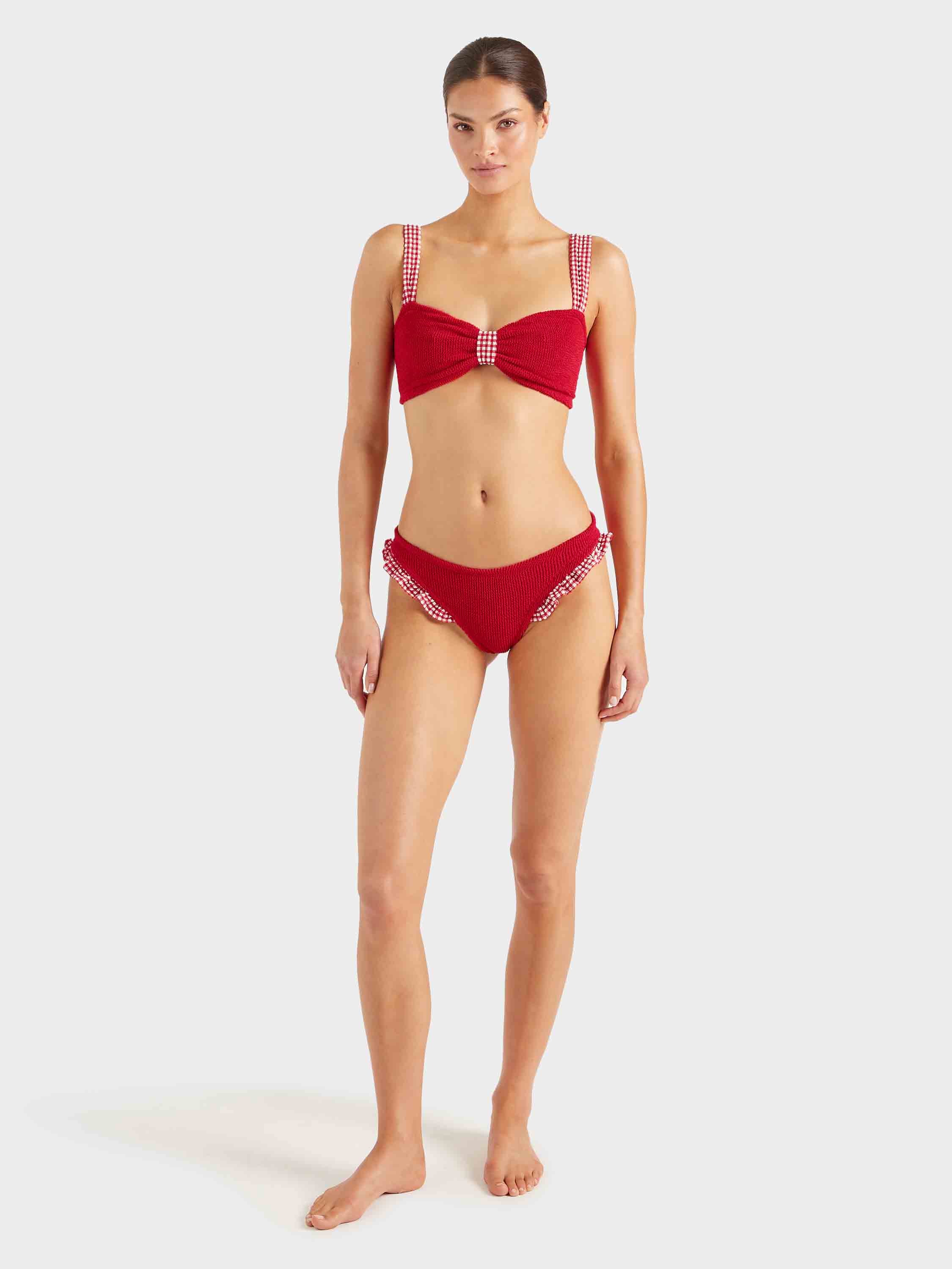 Loretta Bikini - Red Gingham