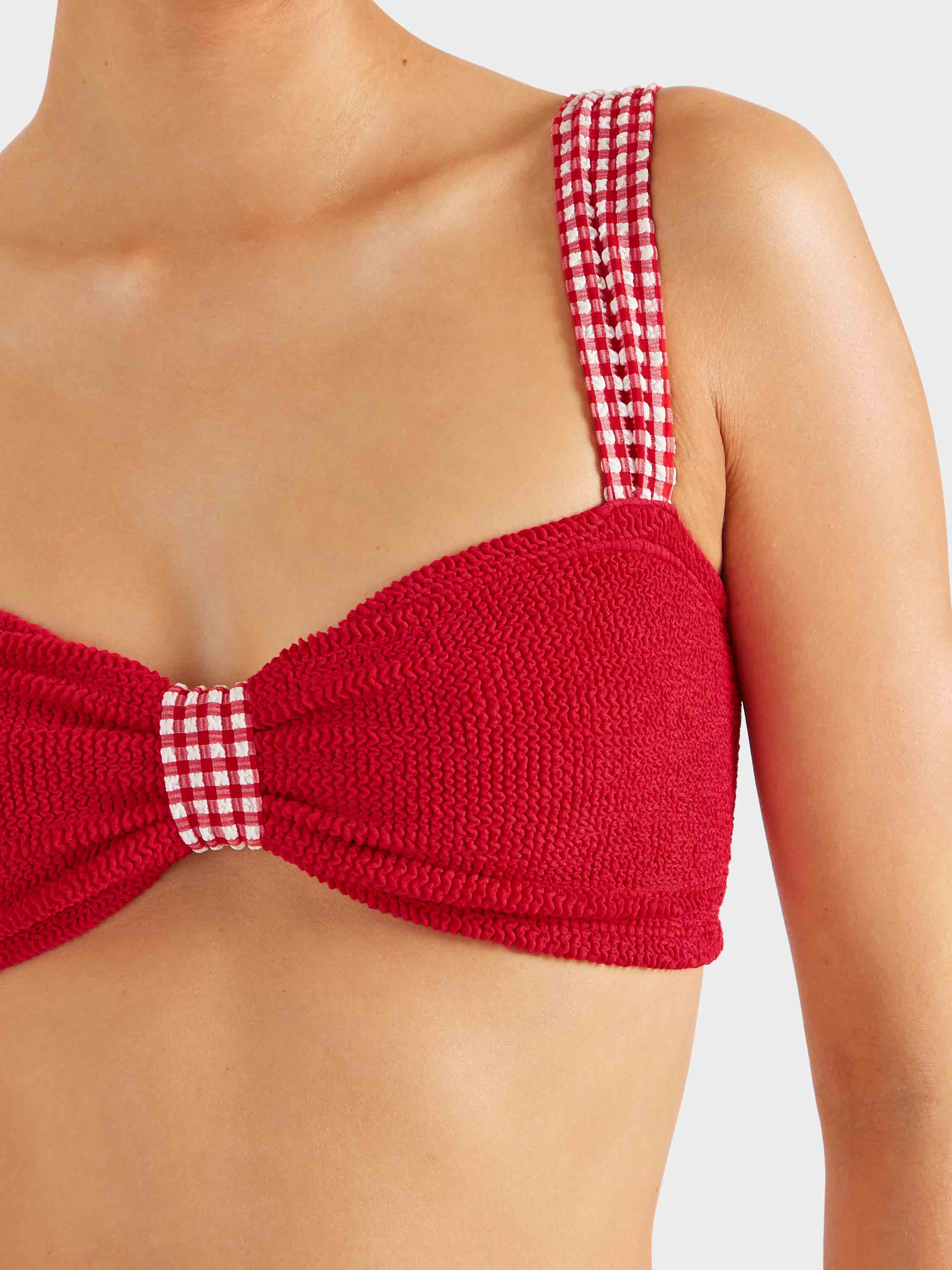 Loretta Bikini - Red Gingham