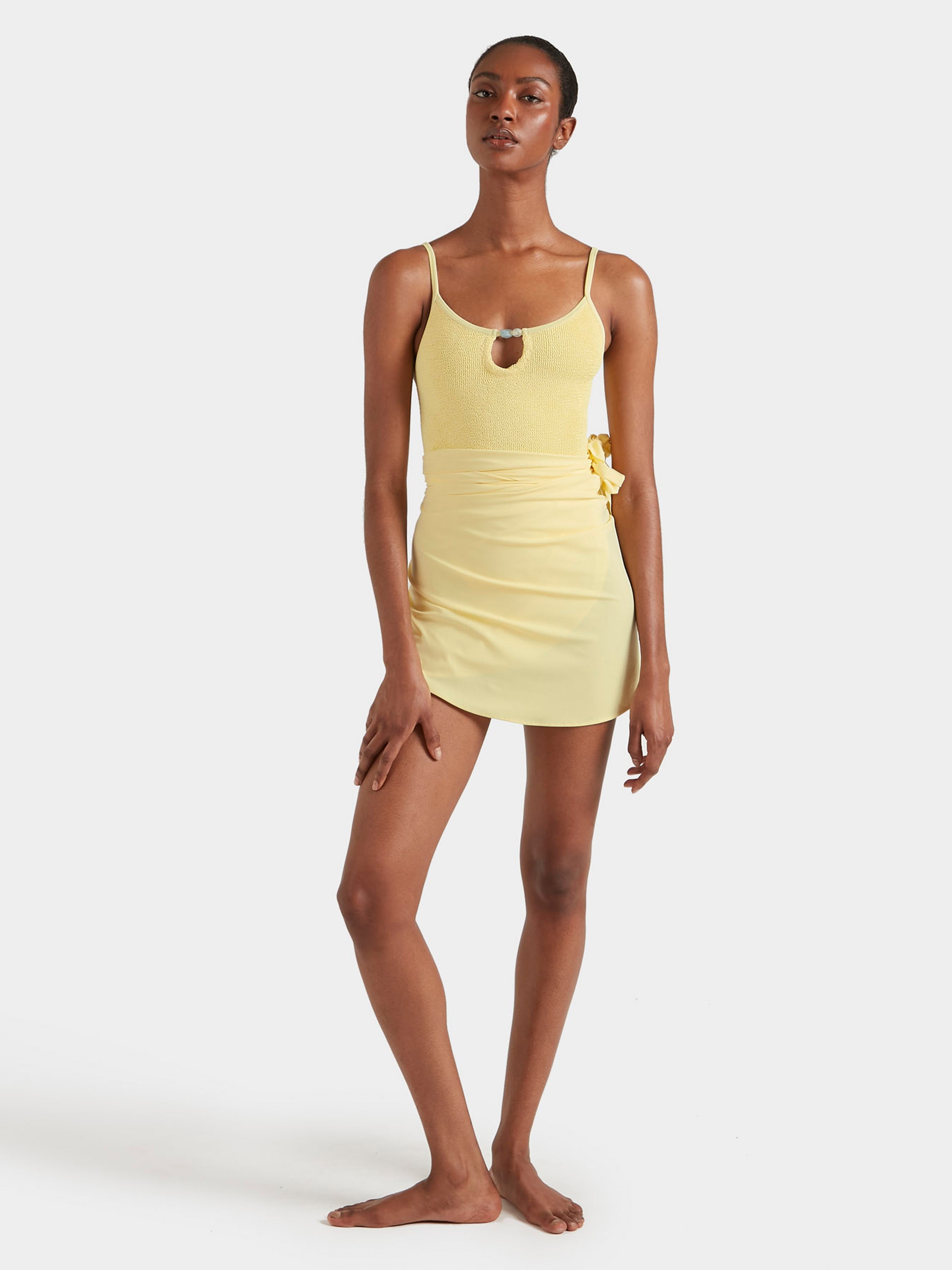 Mia Beaded Swim - Butter