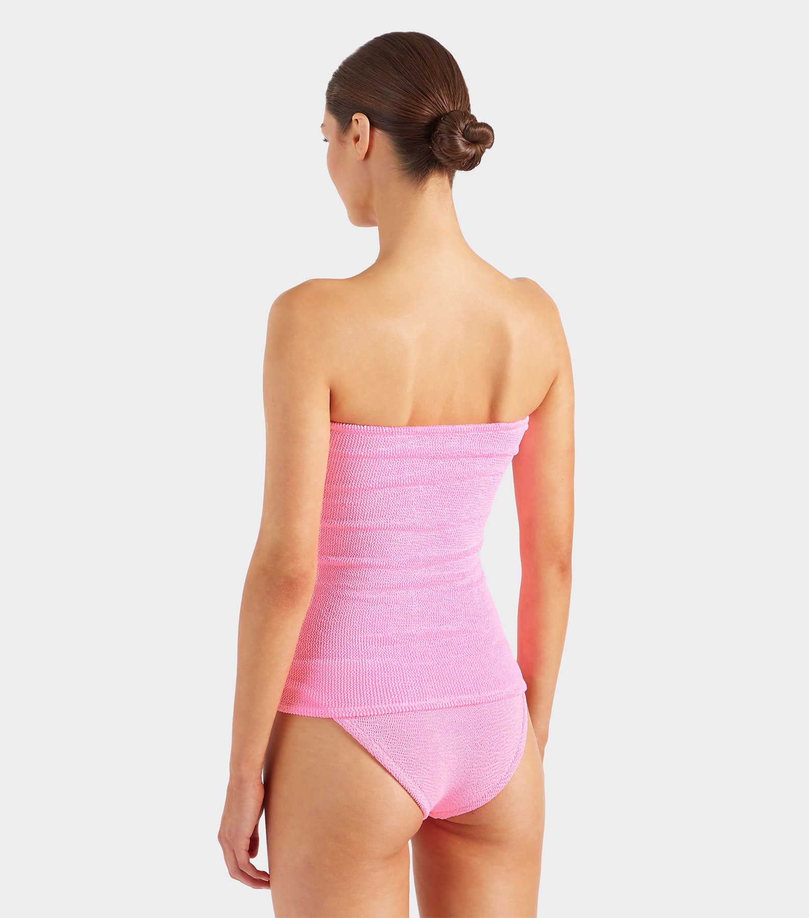Mini Skirt/Strapless Tube Top - Bubblegum