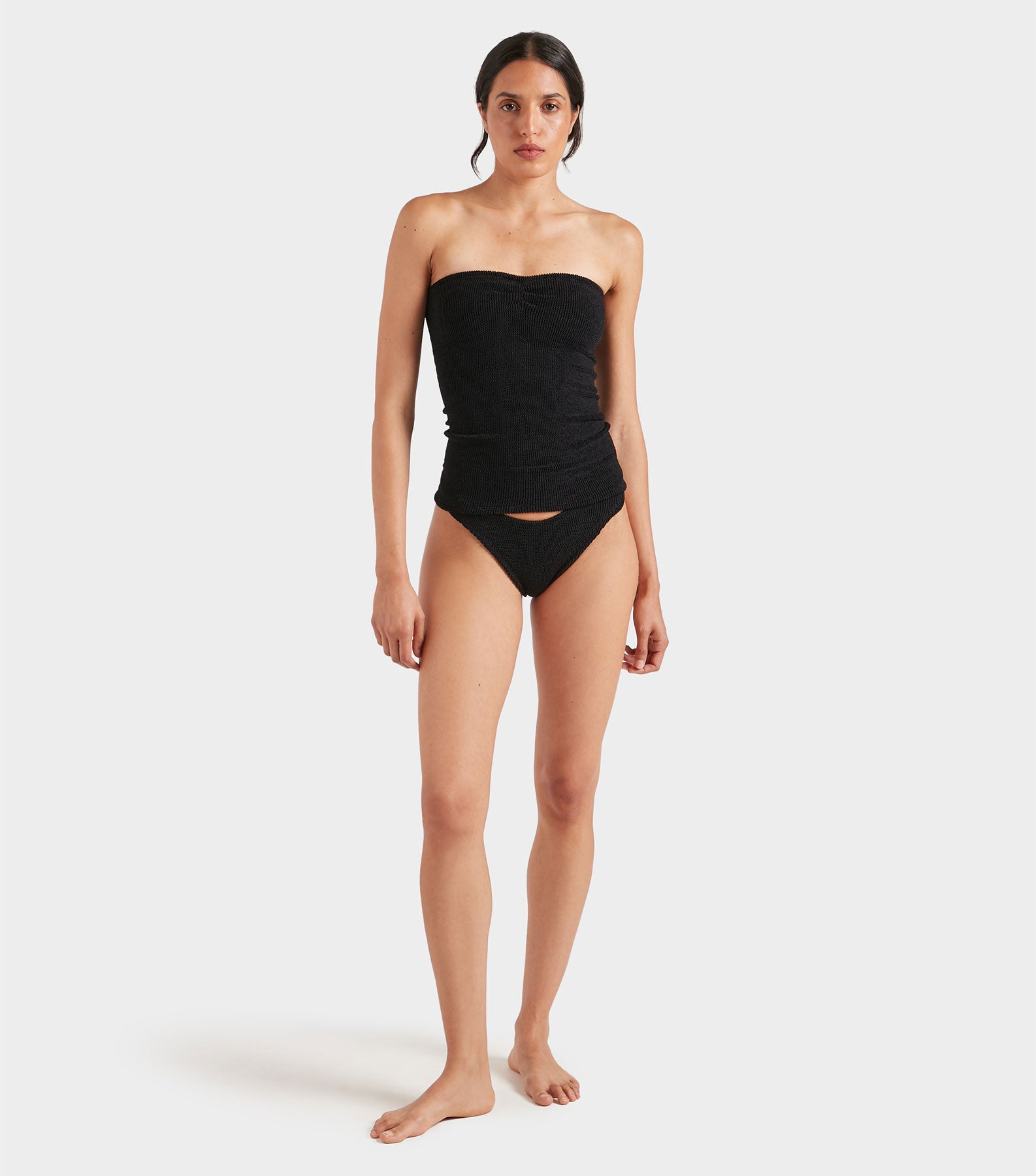 Mini Skirt/Tube Top - Black