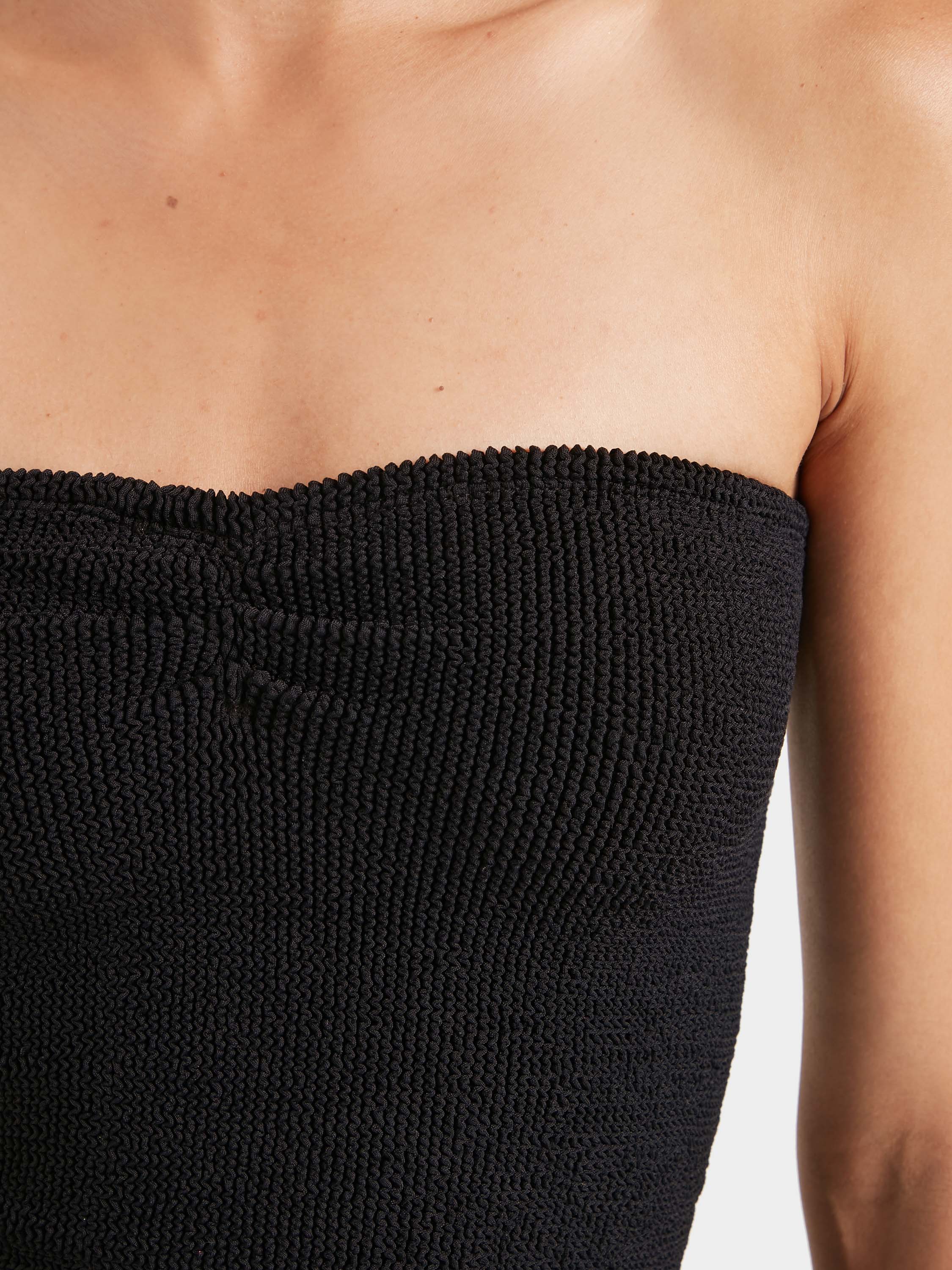 Mini Skirt/Tube Top - Black