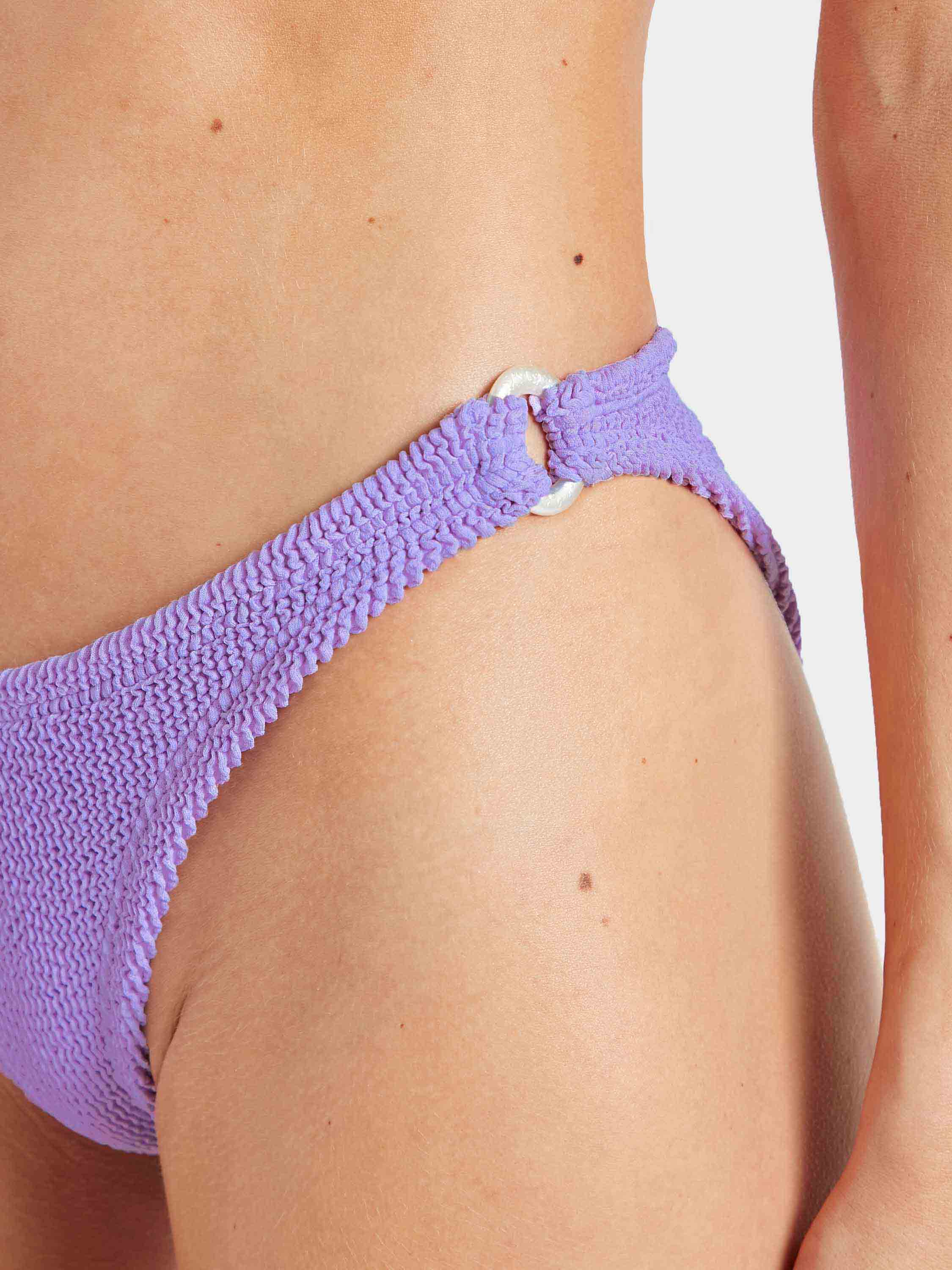 Misty Bikini With Pearly Hoop - Lilac