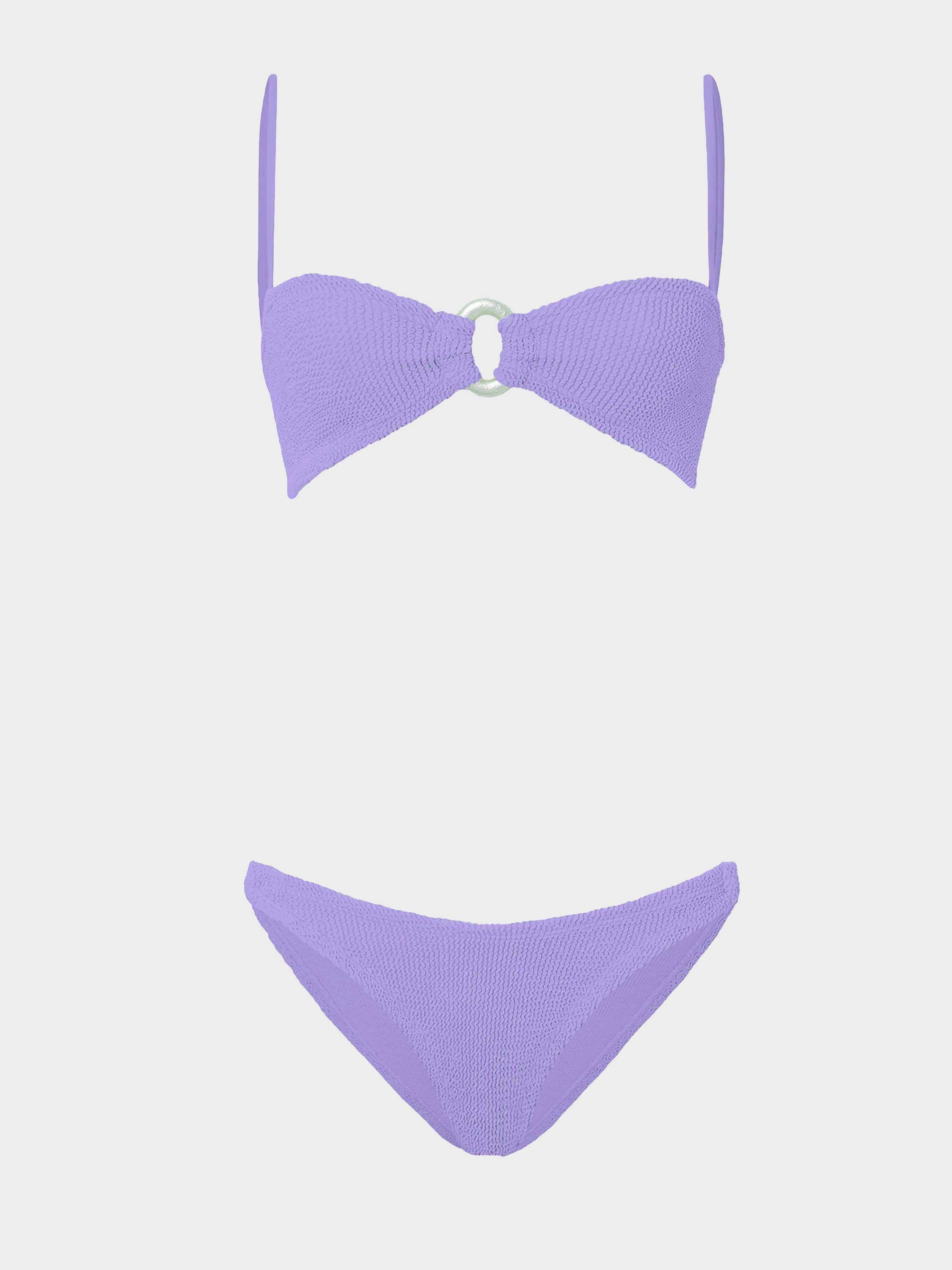 Misty Bikini With Pearly Hoop - Lilac