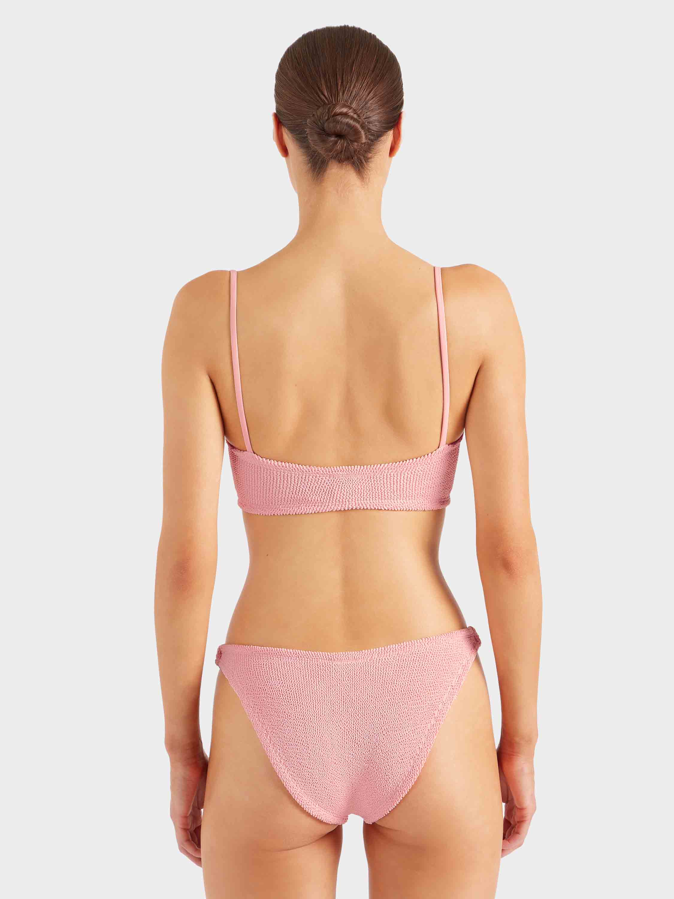 Misty Bikini With Pearly Hoop - Peach