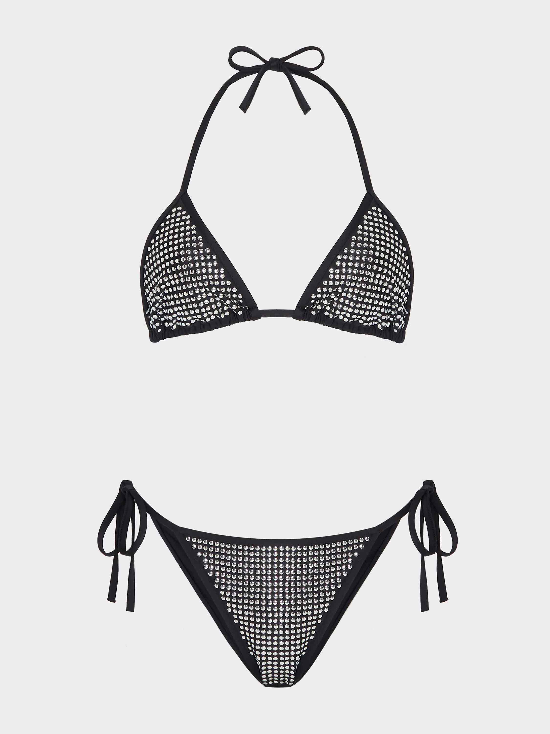 Monica Lava Bikini - Black/Silver
