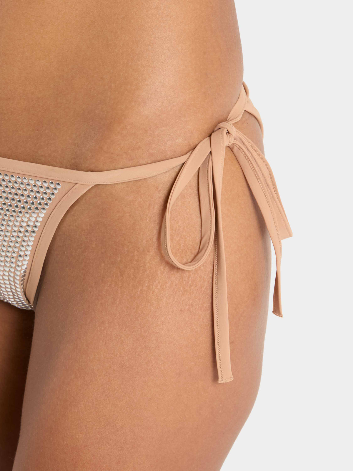 Monica Bikini - Metallic Cocoa/Silver