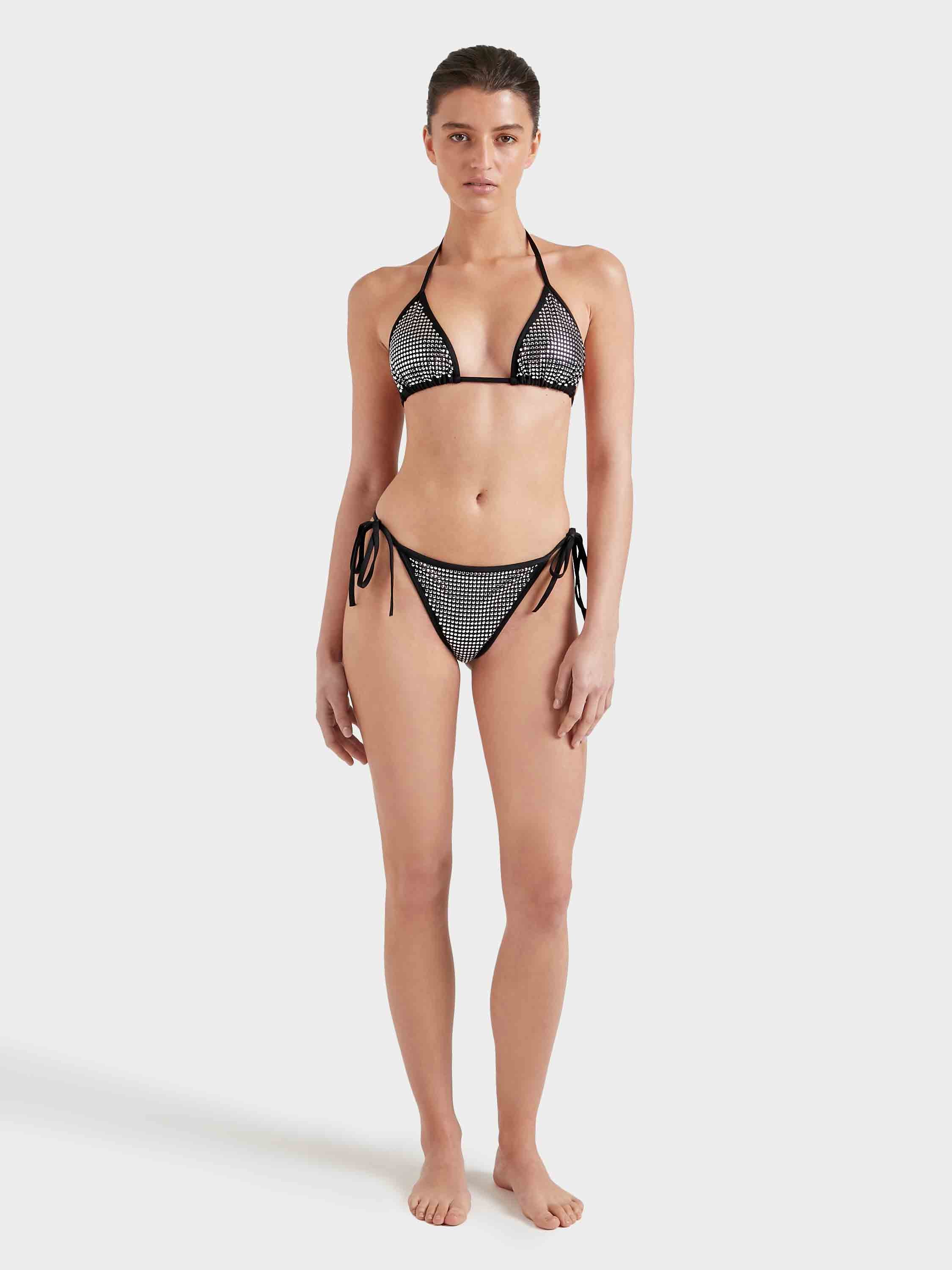 Monica Lava Bikini - Black/Silver