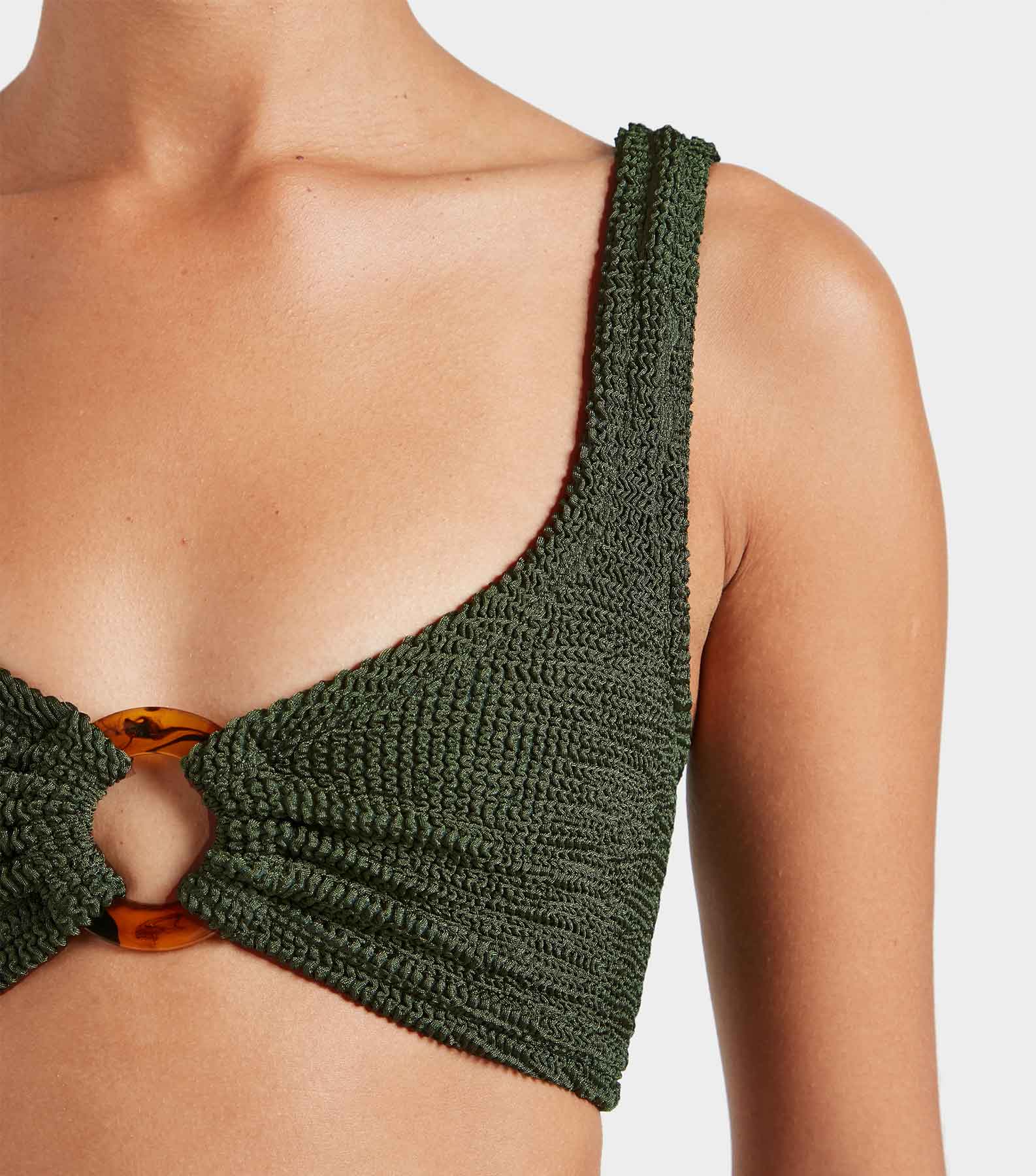Nadine Bikini - Metallic Khaki