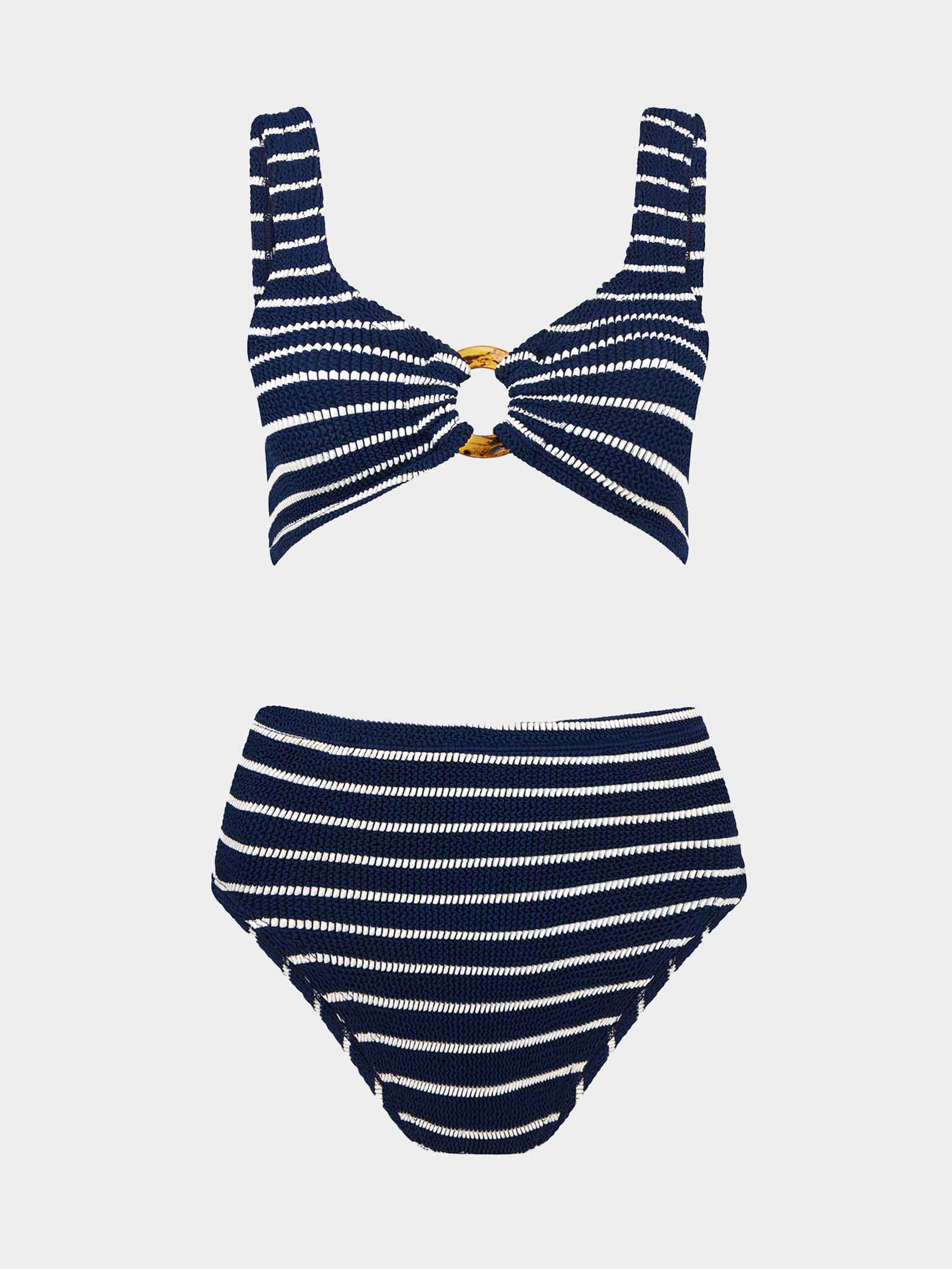 Nadine Bikini - Navy/White Stripe