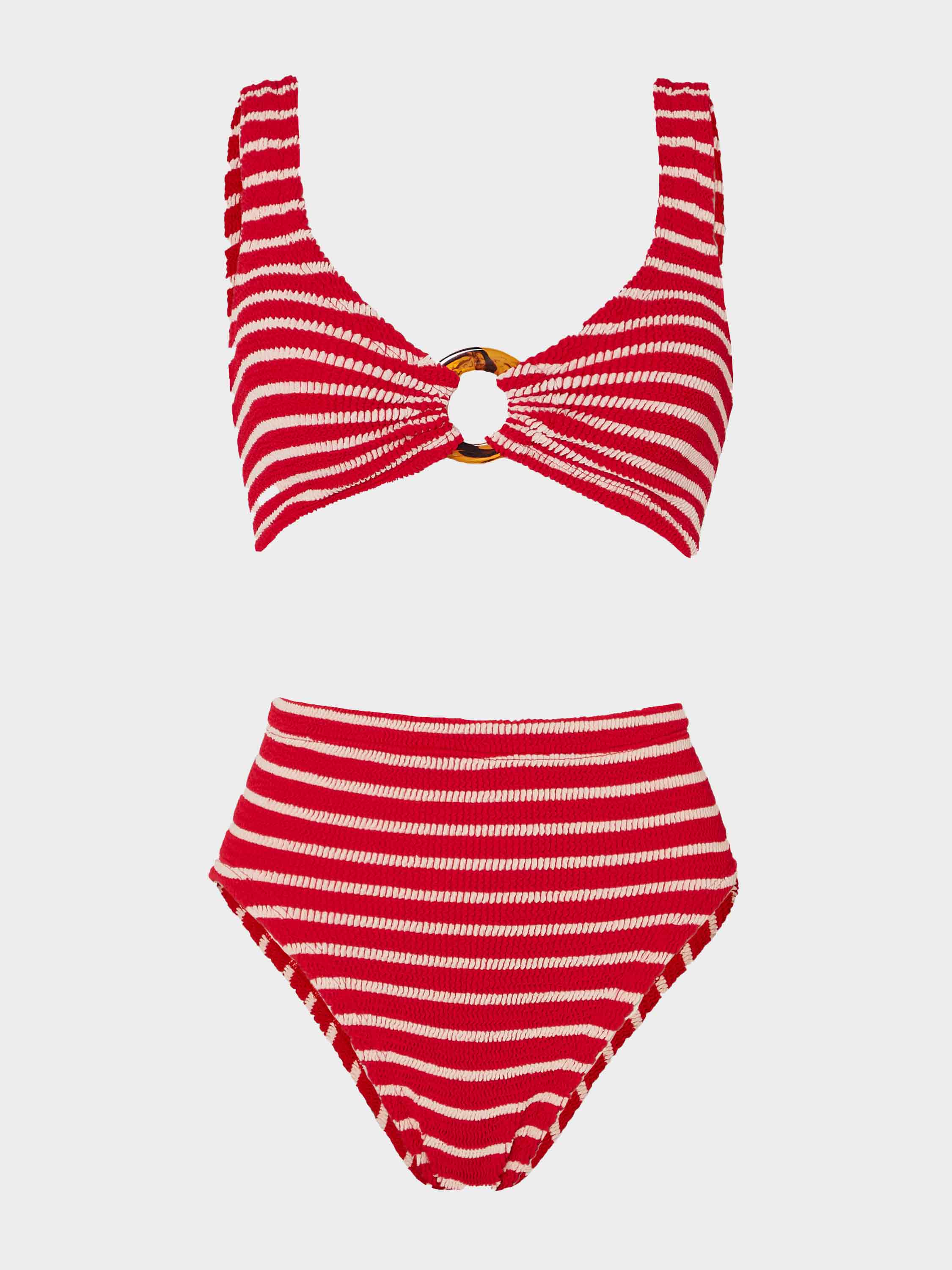 Nadine Bikini - Red/White Stripe