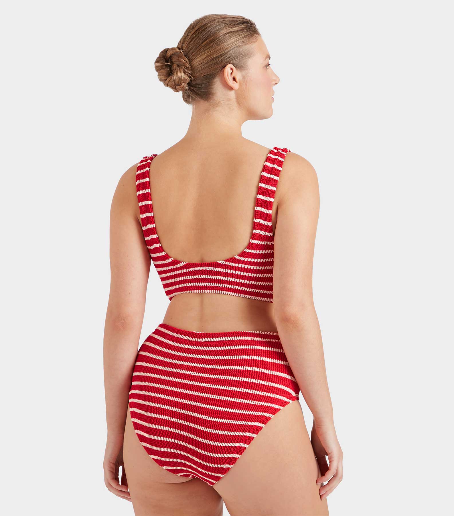 Nadine Bikini - Red/White Stripe
