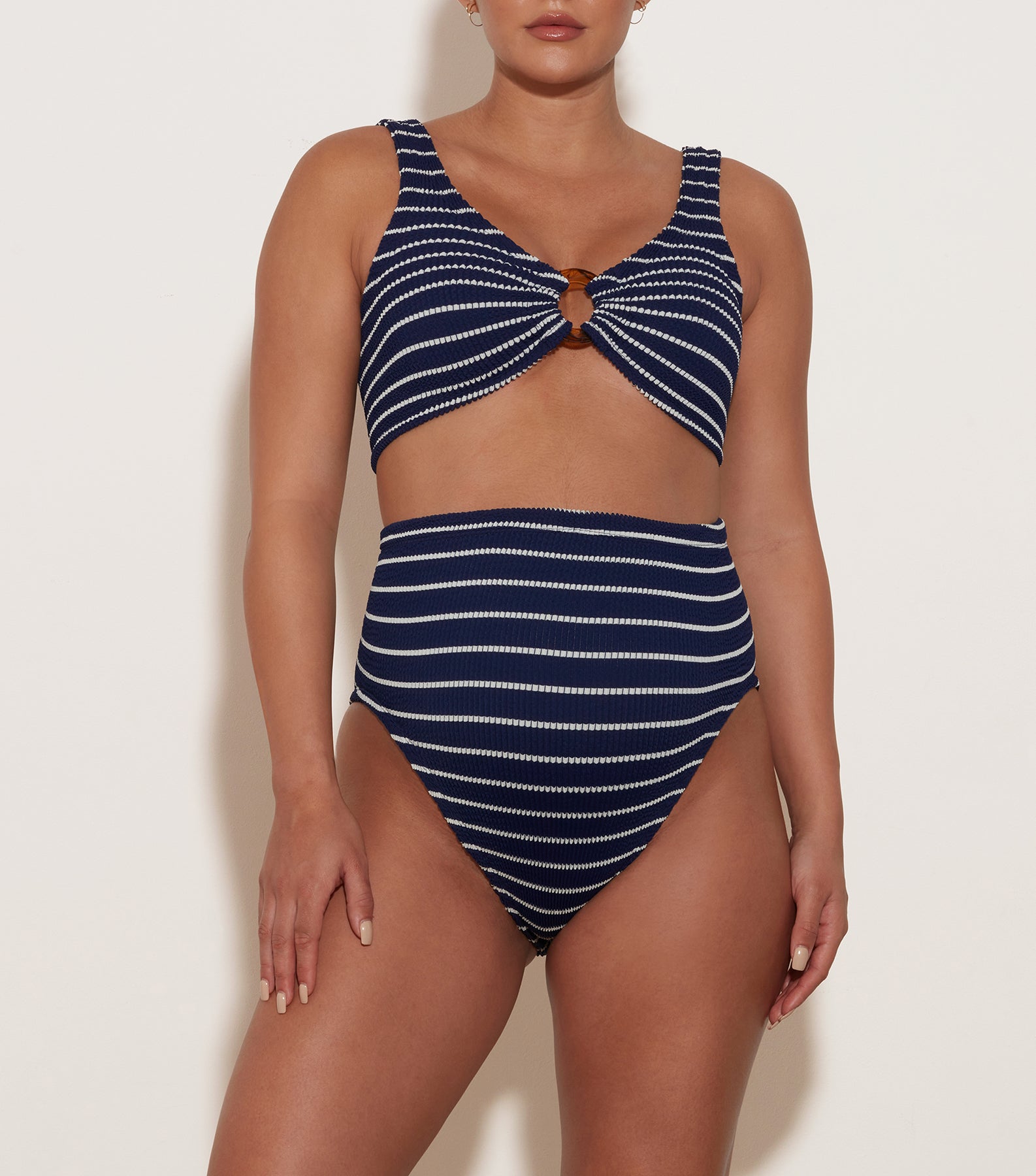 Nadine Bikini - Navy/White Stripe