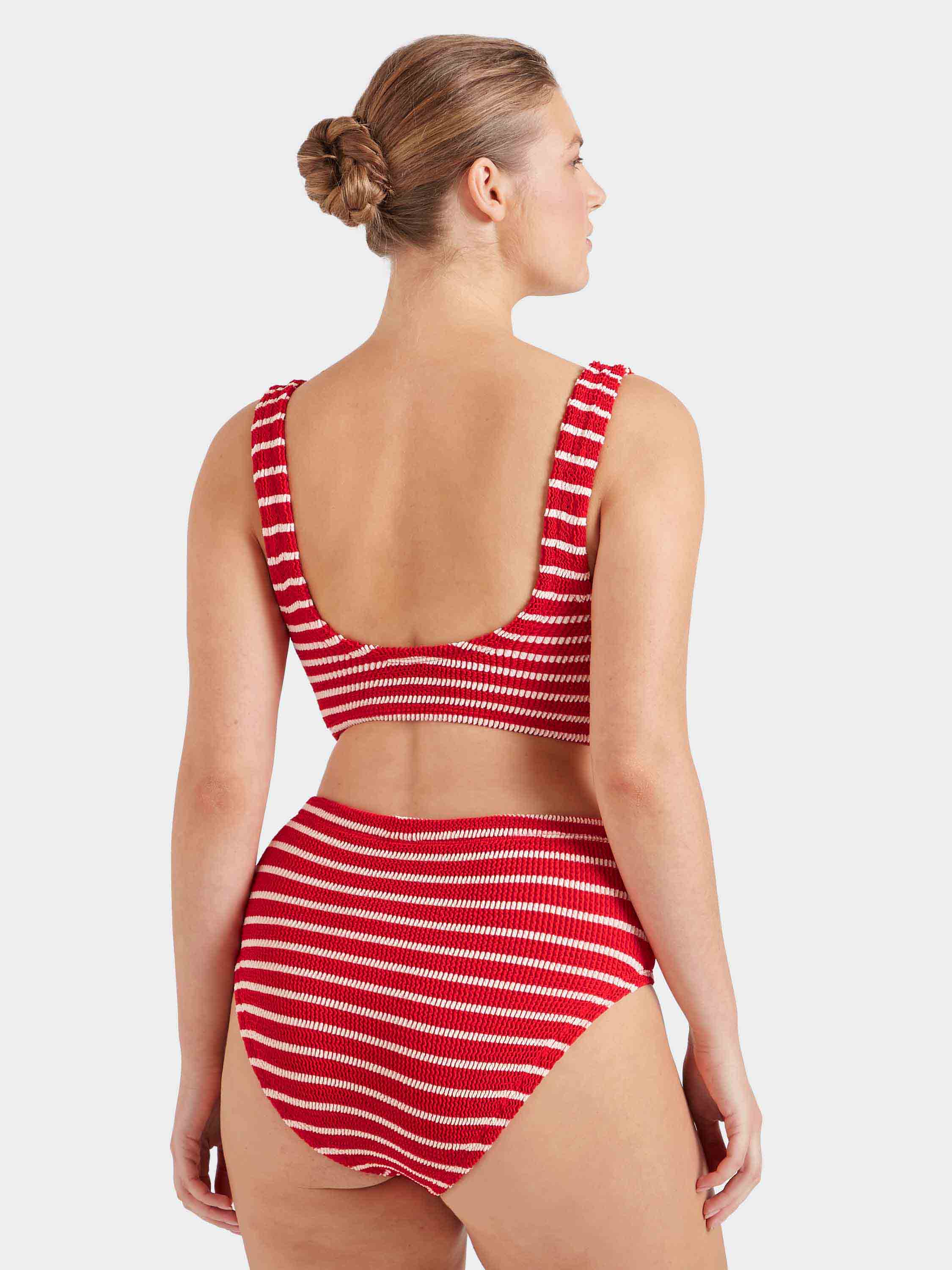 Nadine Bikini - Red/White Stripe