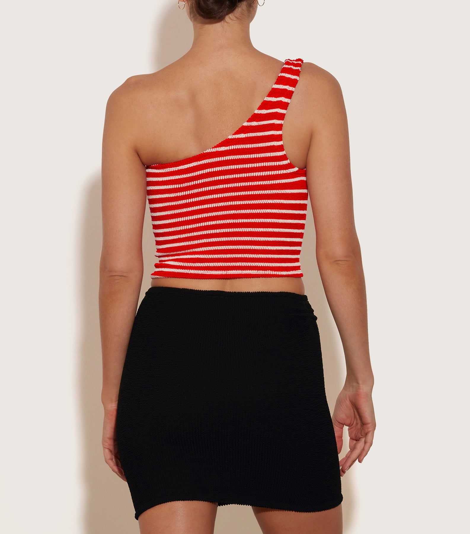 Neoma Top - Red/White Stripe
