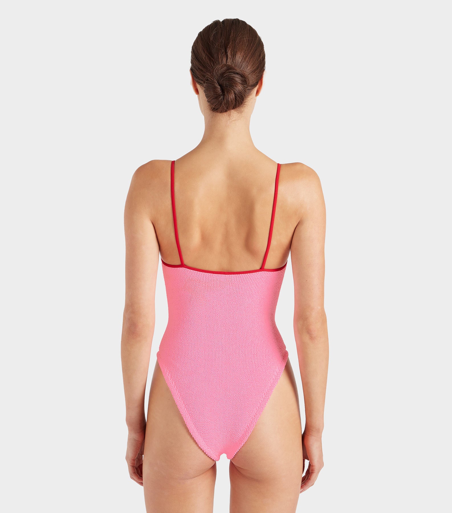 Pamela Swim Contrast - Bubblegum/Red