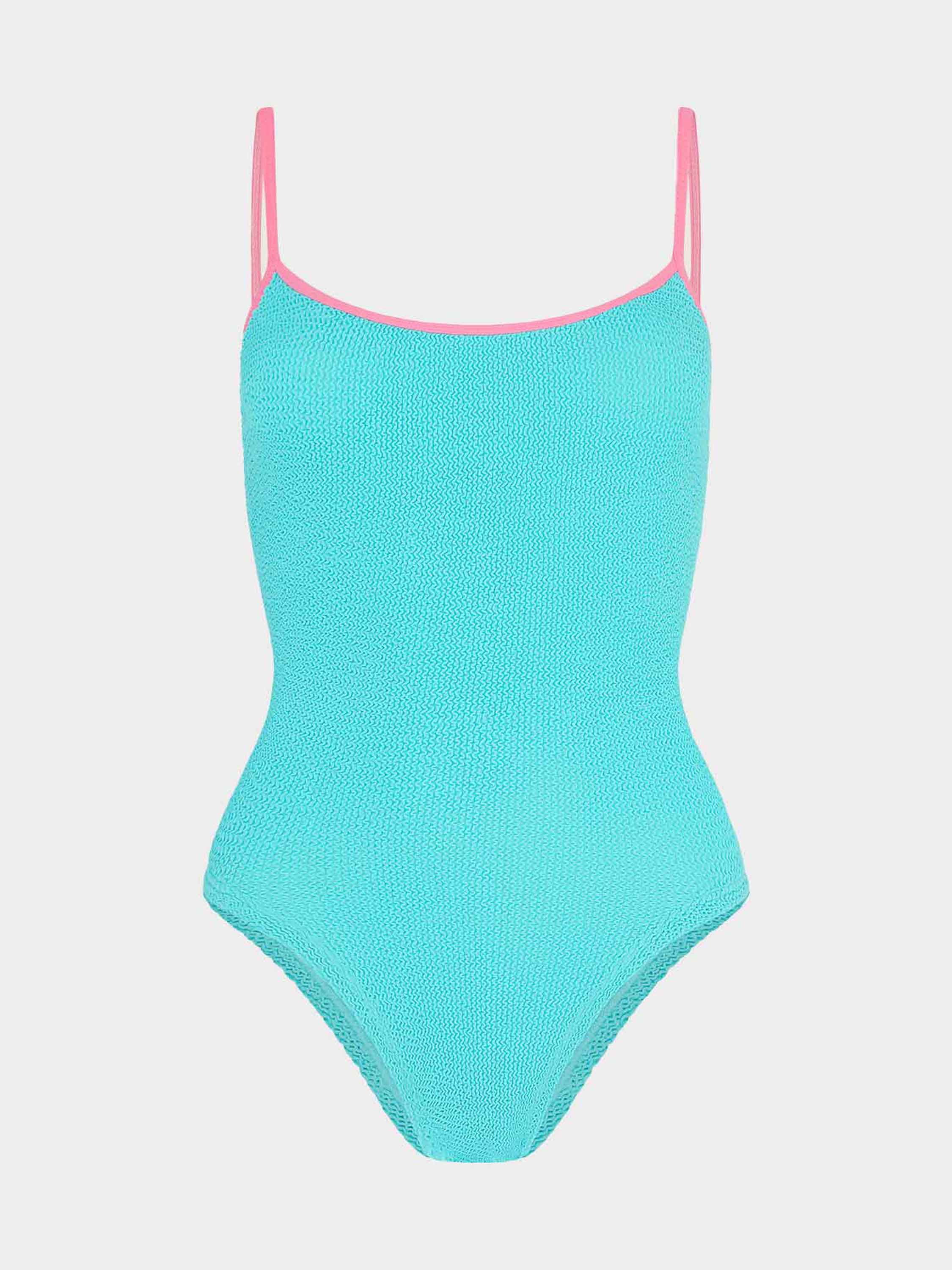 Pamela Swim Contrast - Aqua/Bubblegum