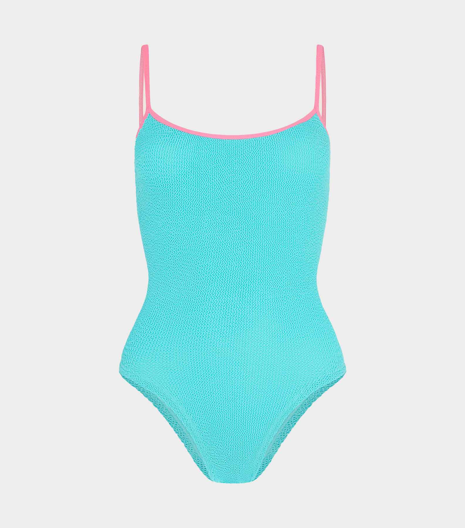 Pamela Swim Contrast - Aqua/Bubblegum