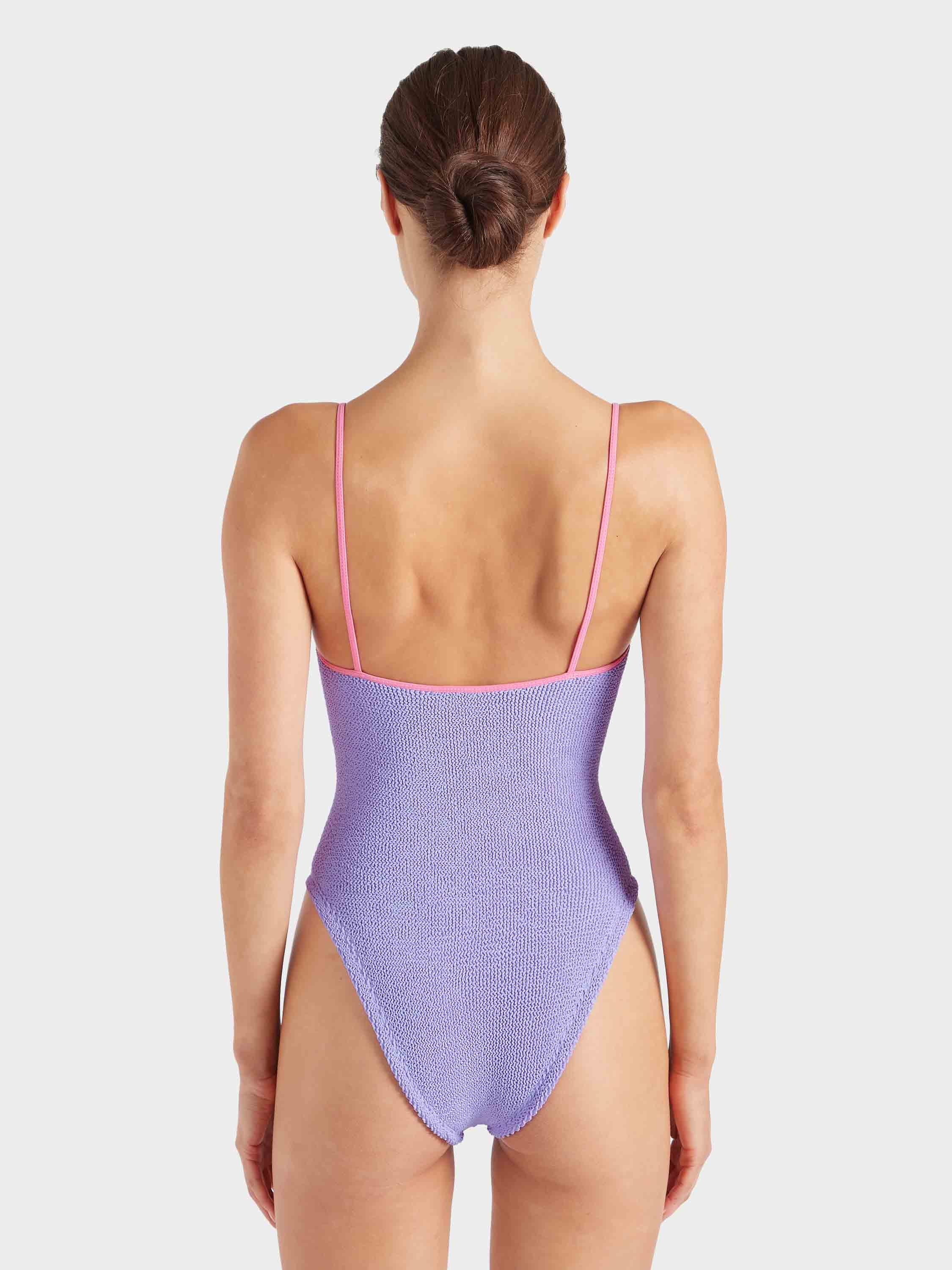Pamela Swim Contrast - Lilac/Bubblegum