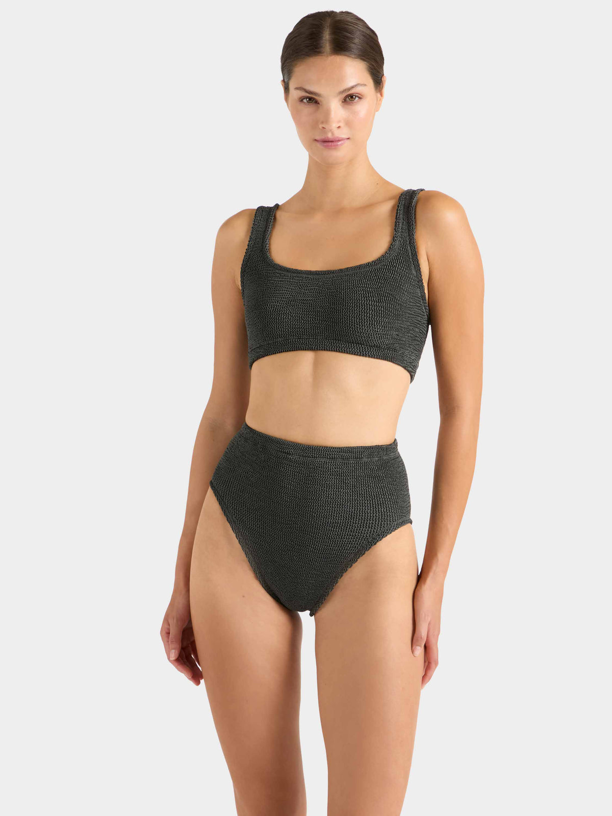 Patricia Bikini - Metallic Graphite