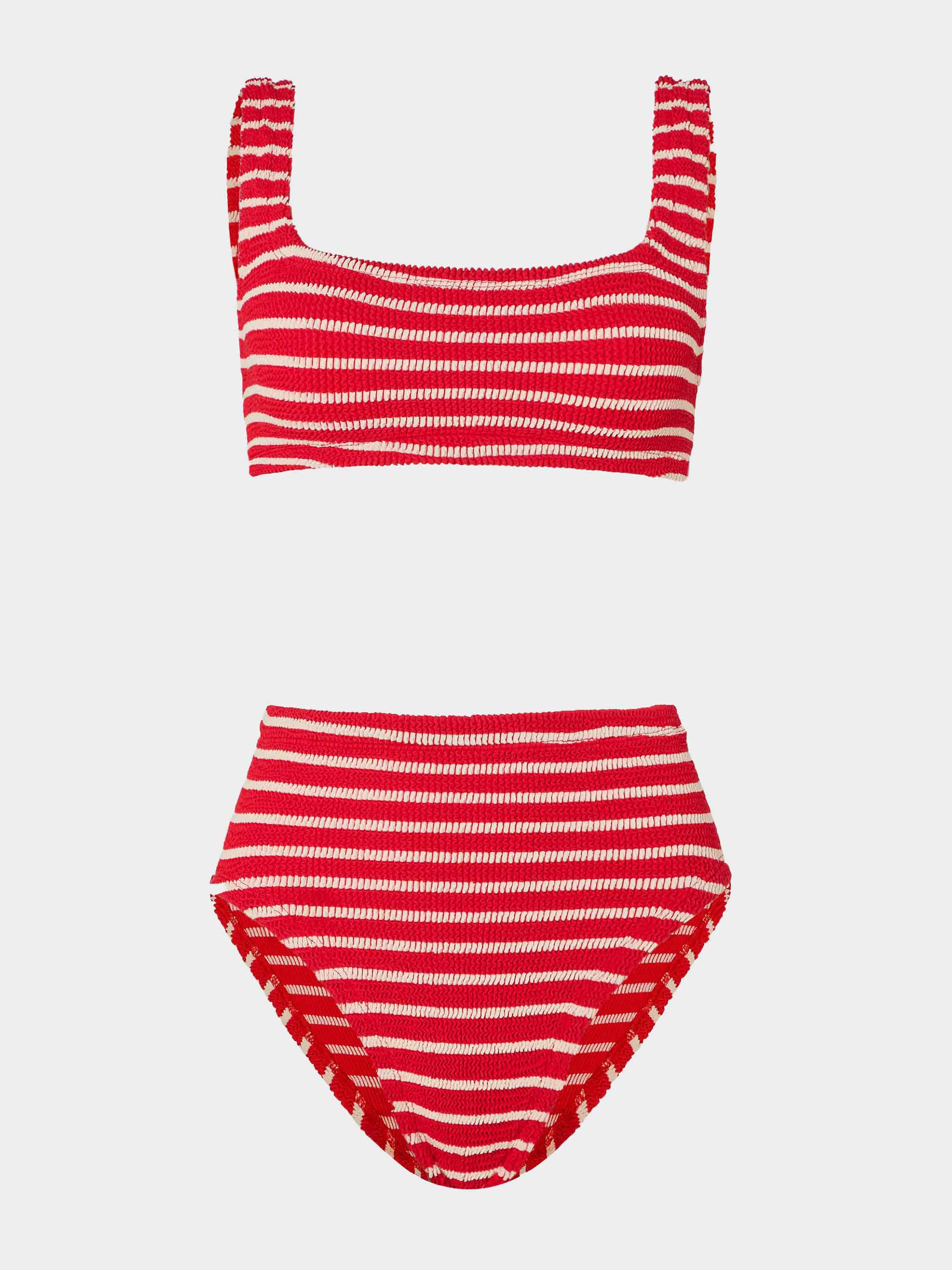 Patricia Bikini - Red/White Stripe
