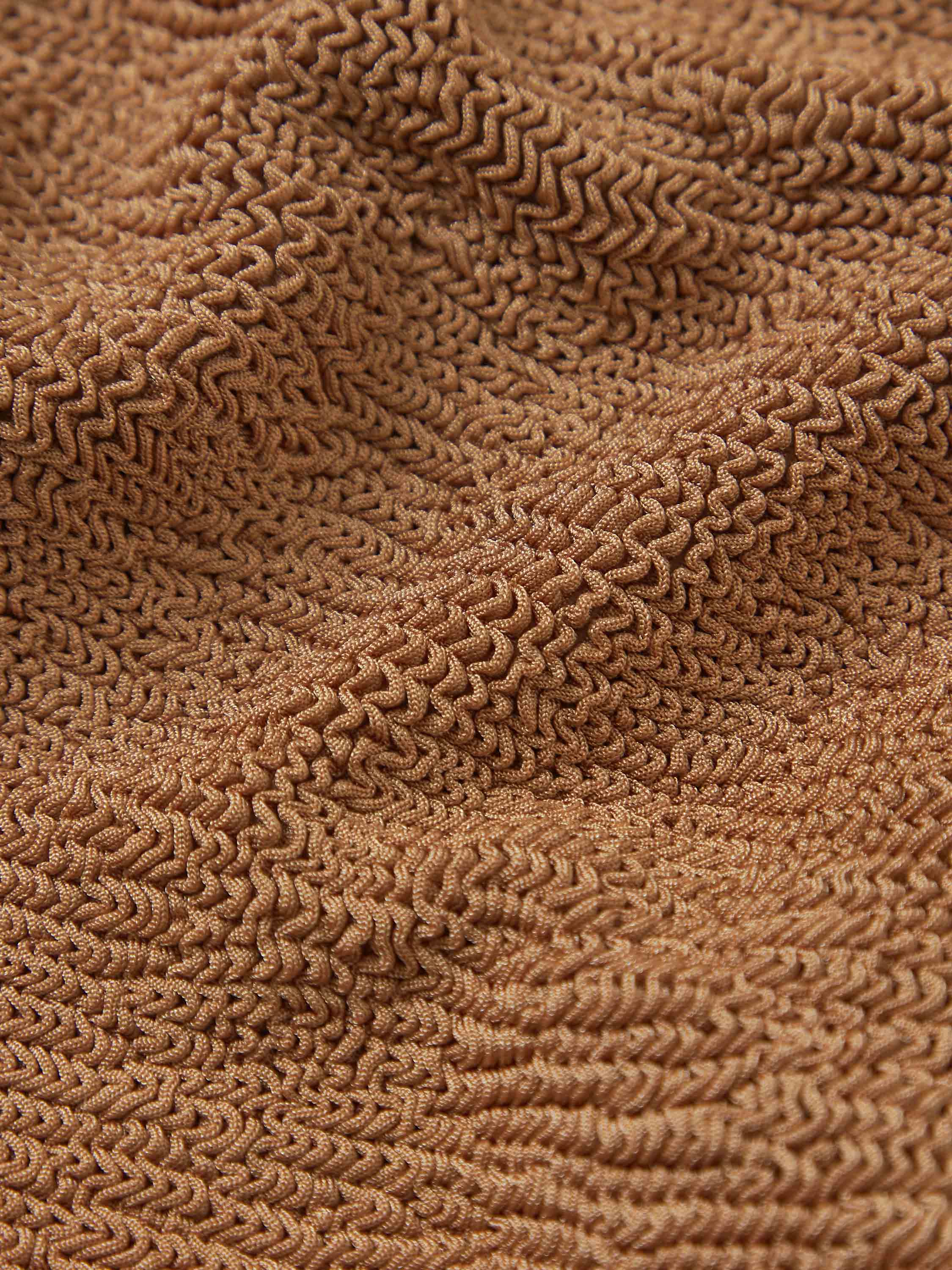 Xandra Bikini Top - Metallic Cocoa