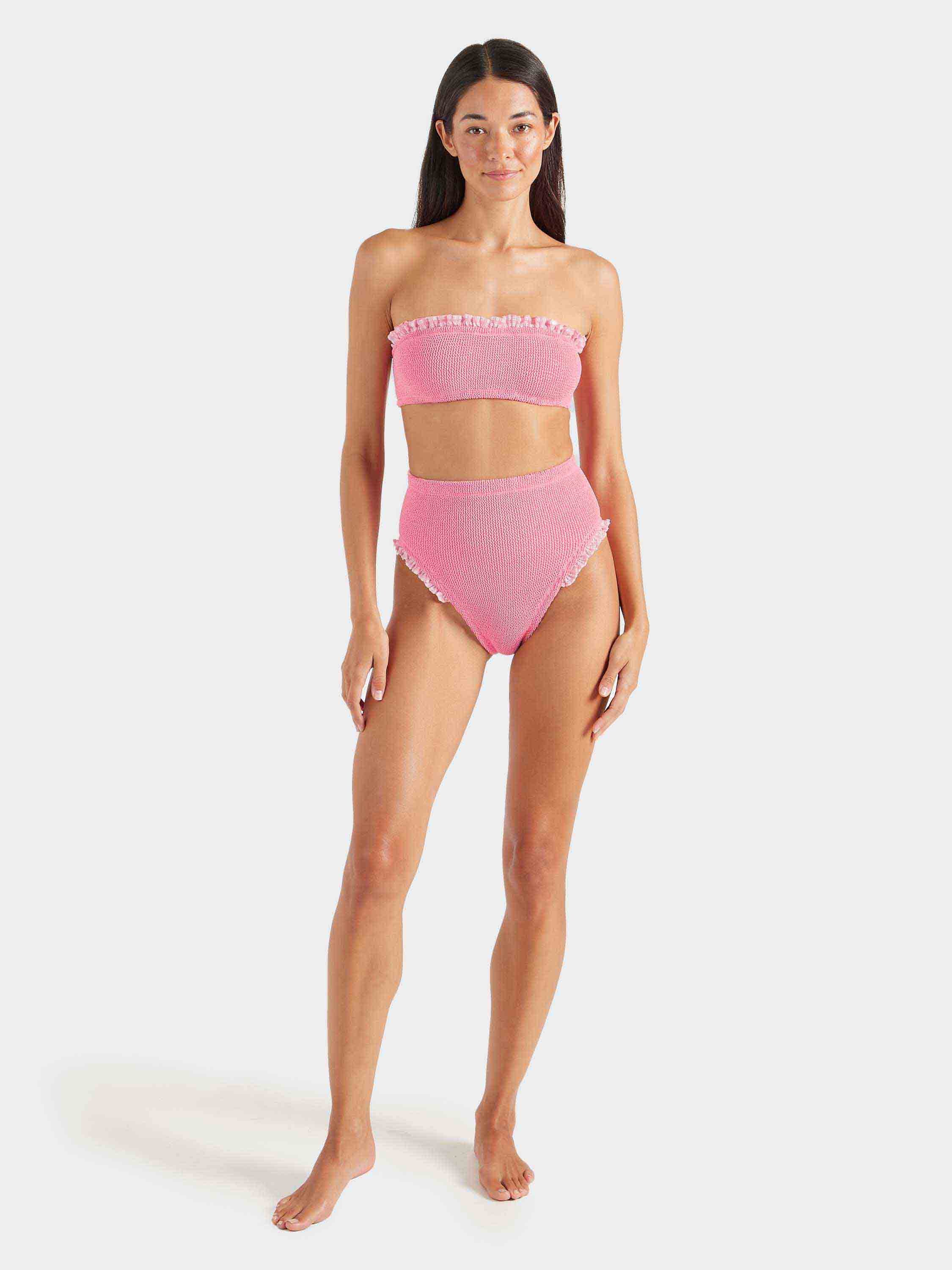 Peggy Bikini - Milkshake  Gingham