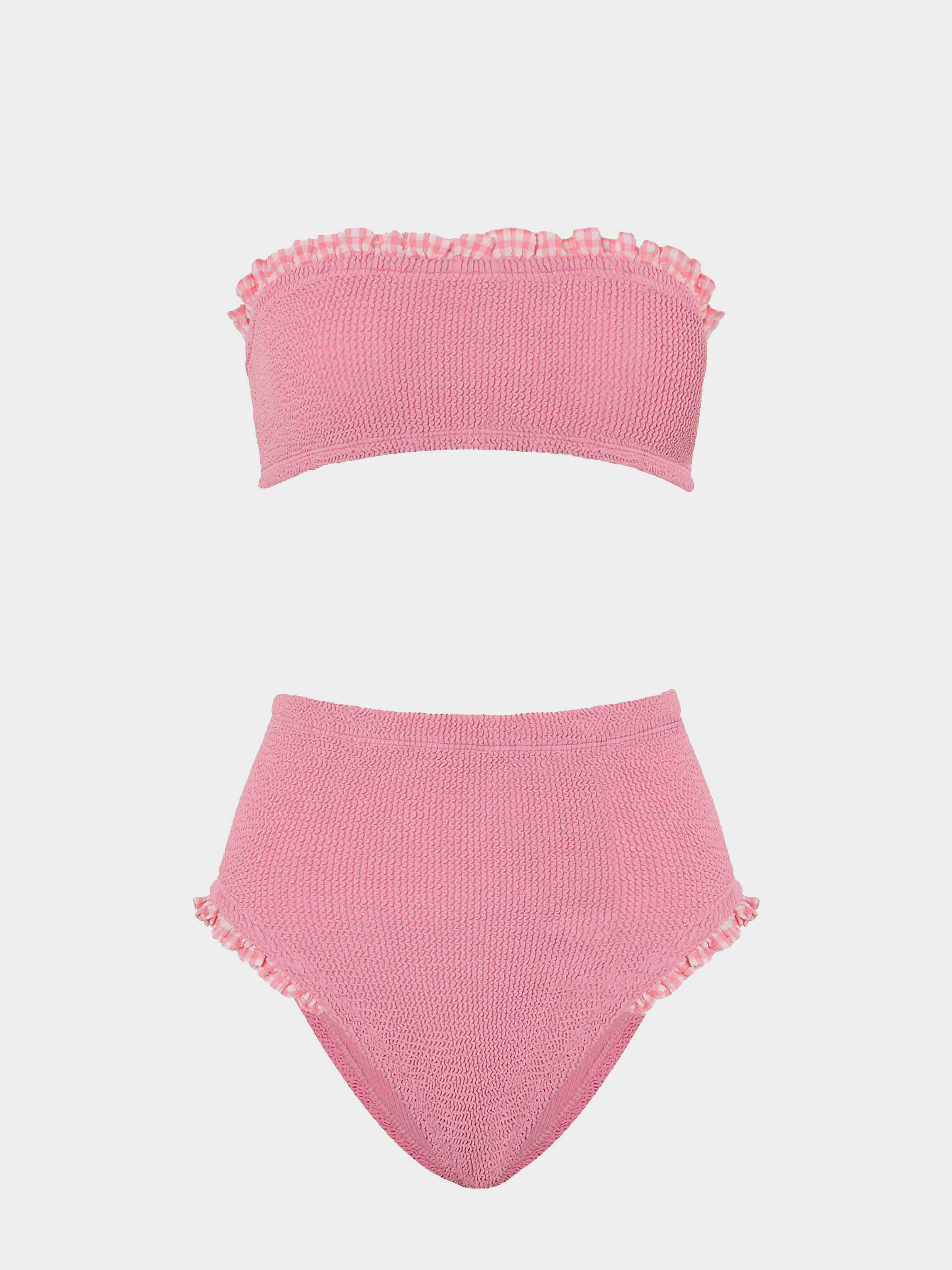 Peggy Bikini - Milkshake  Gingham
