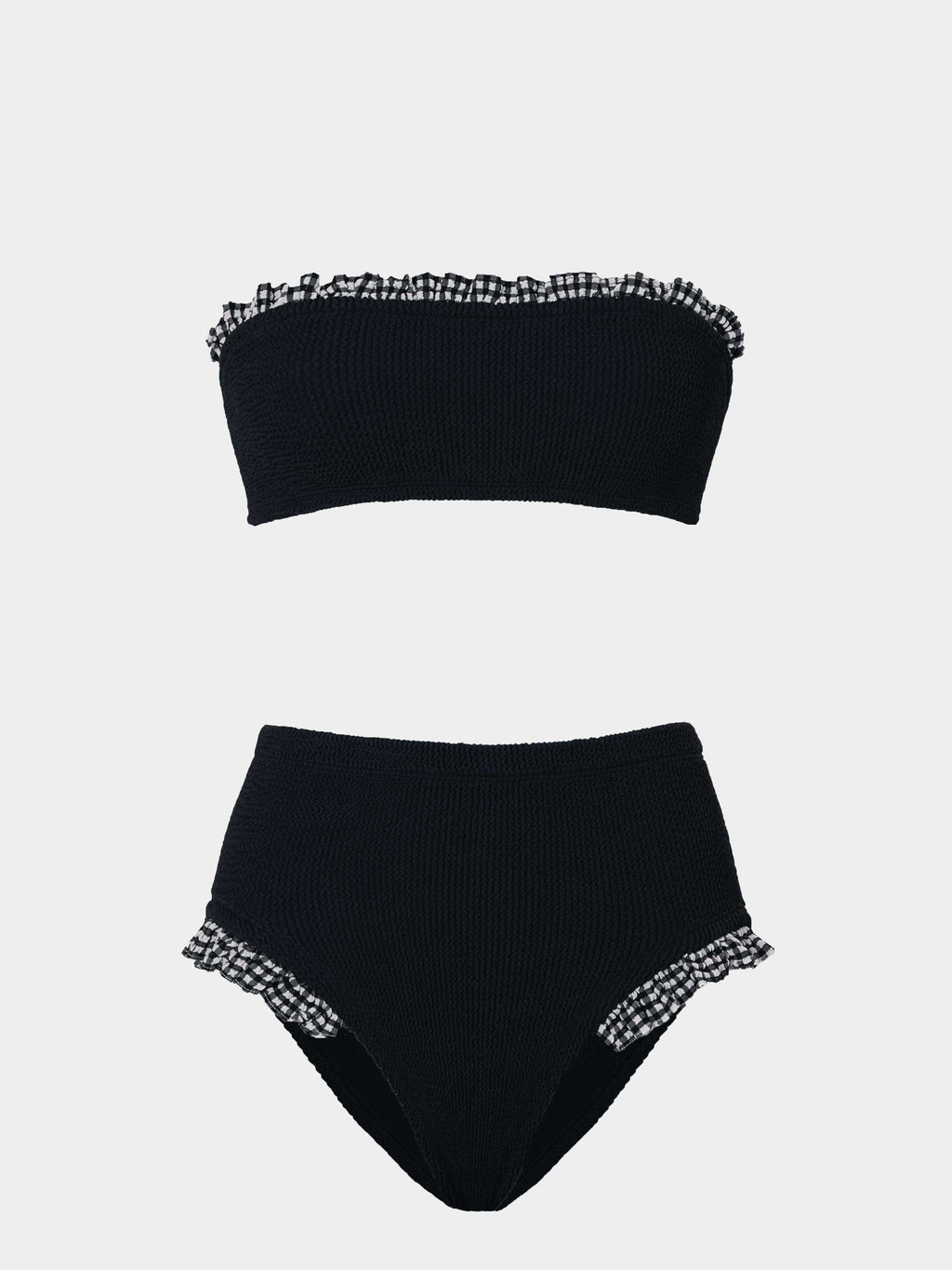 Hunza G Peggy Bikini - Black Gingham