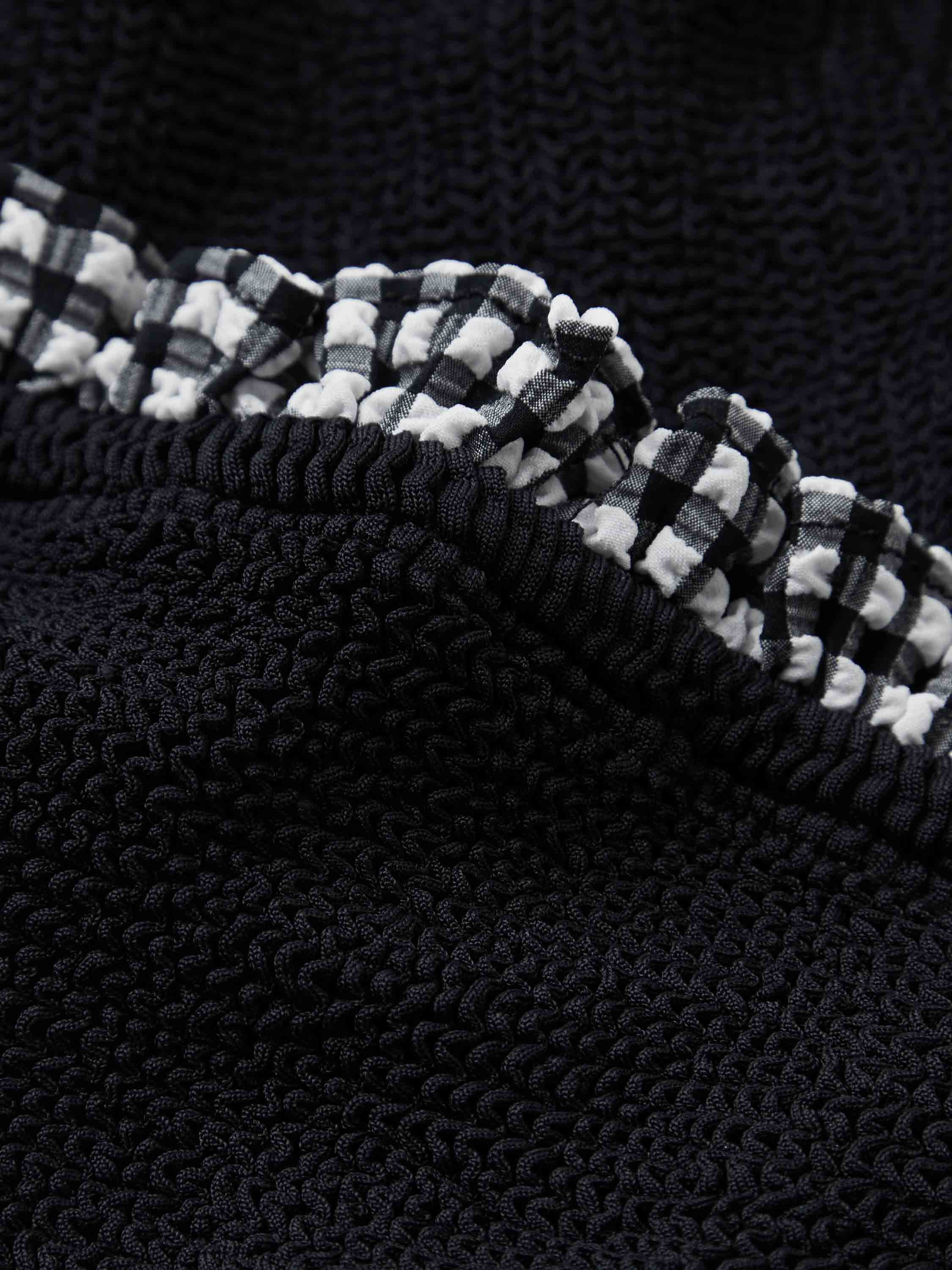 Peggy Bikini - Black Gingham