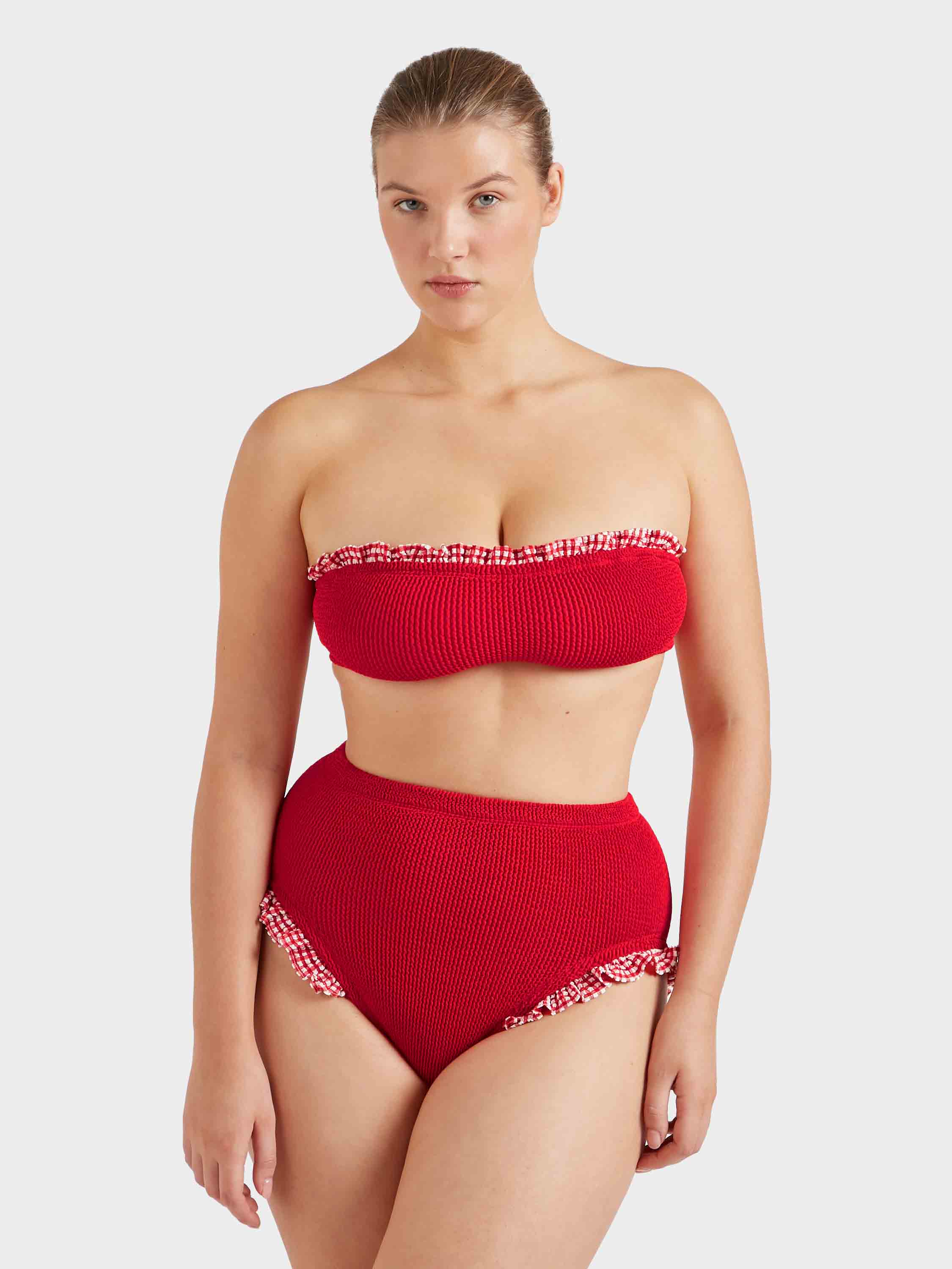Peggy Bikini - Red Gingham