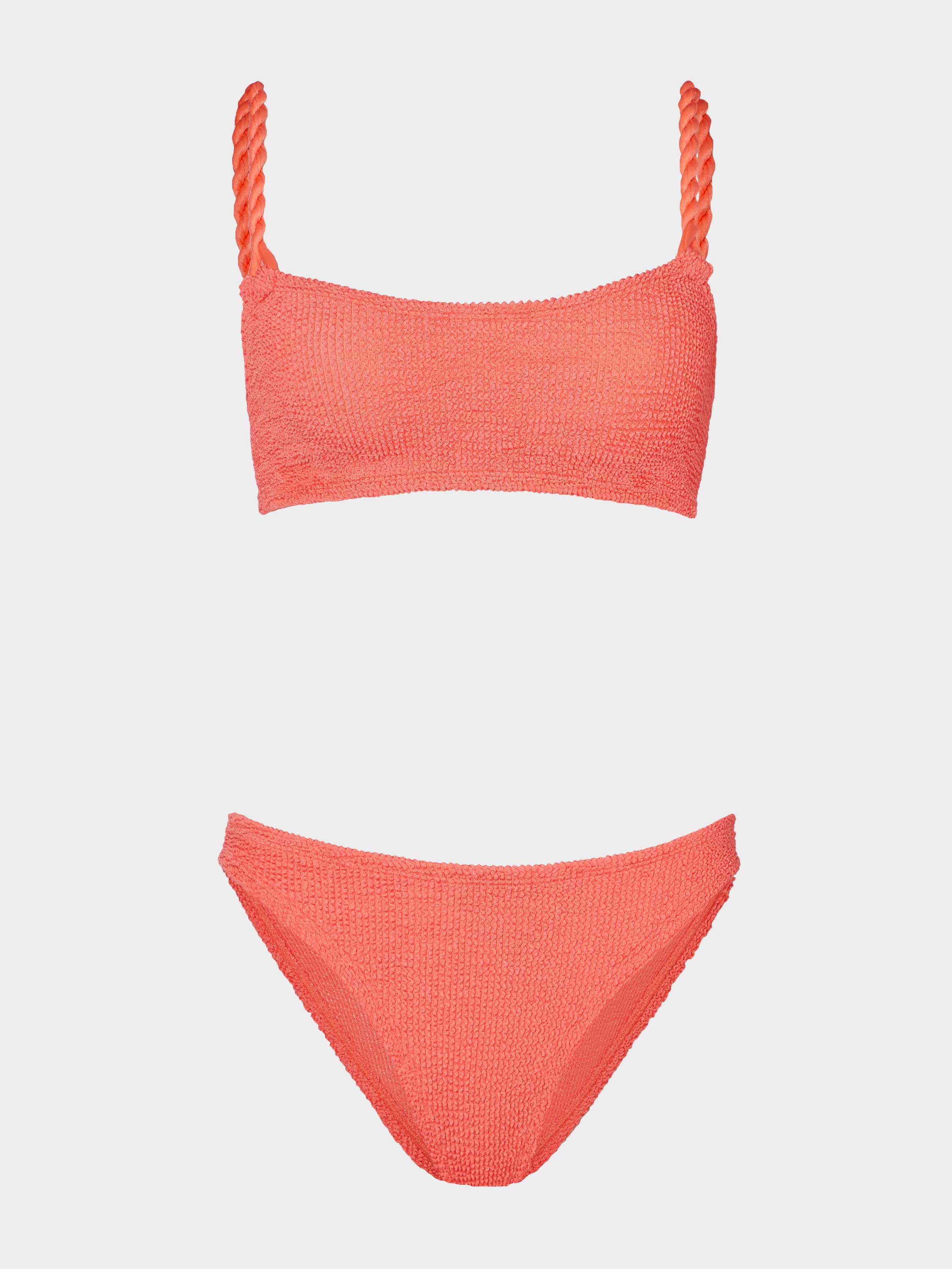 Phoebe Bikini - Metallic Coral