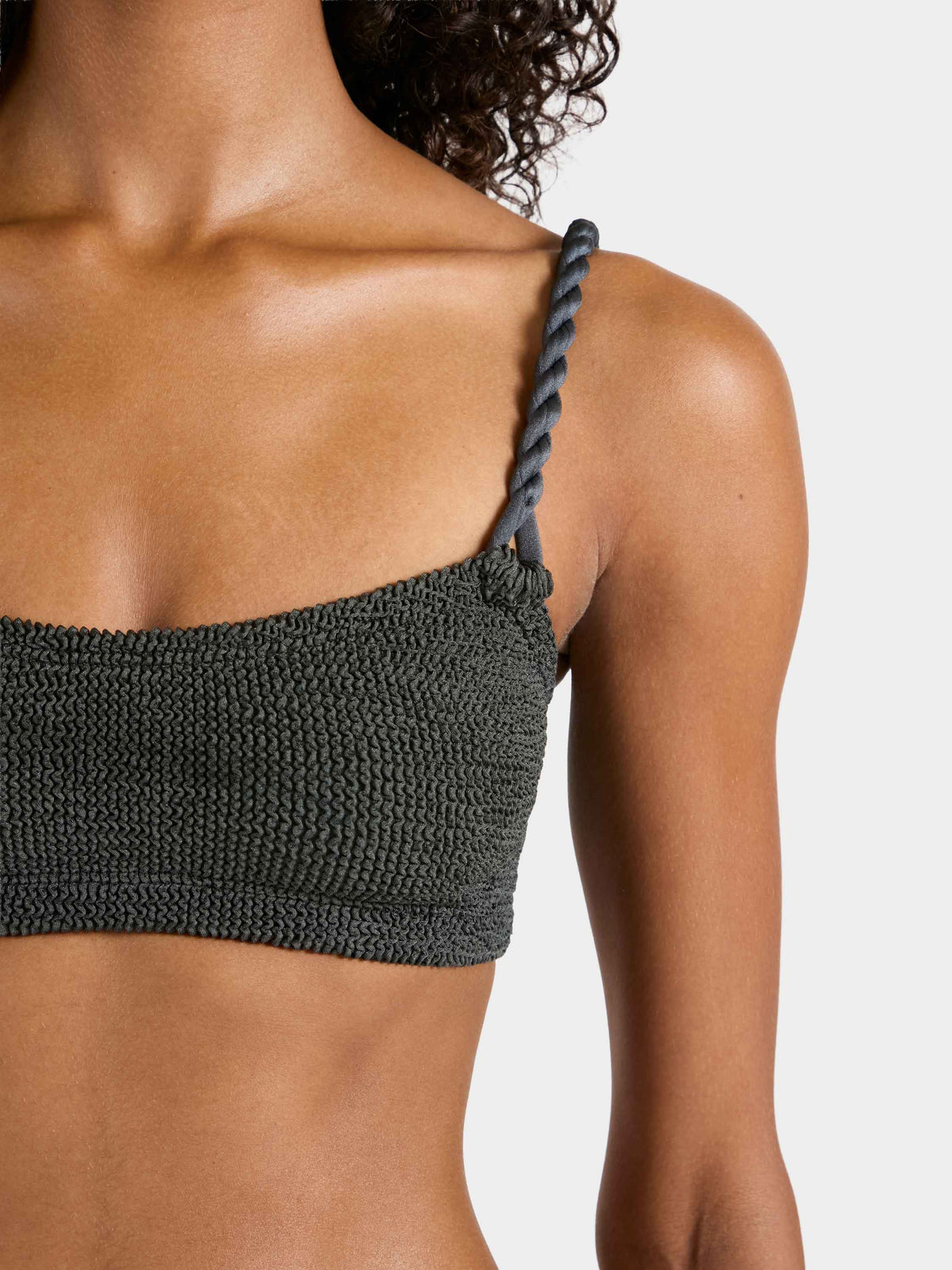 Phoebe Bikini - Metallic Graphite