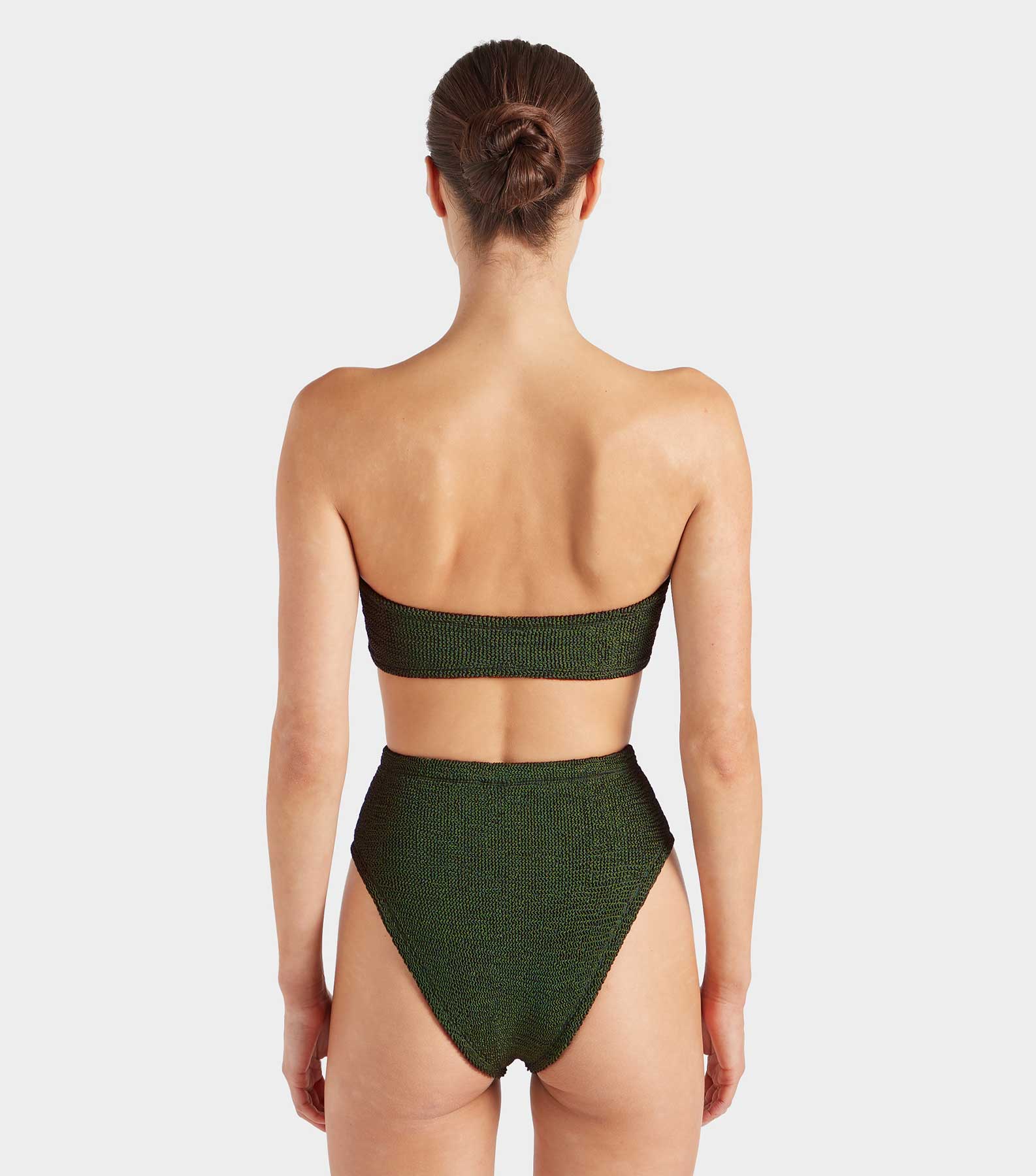 Ruby Bikini - Metallic Khaki